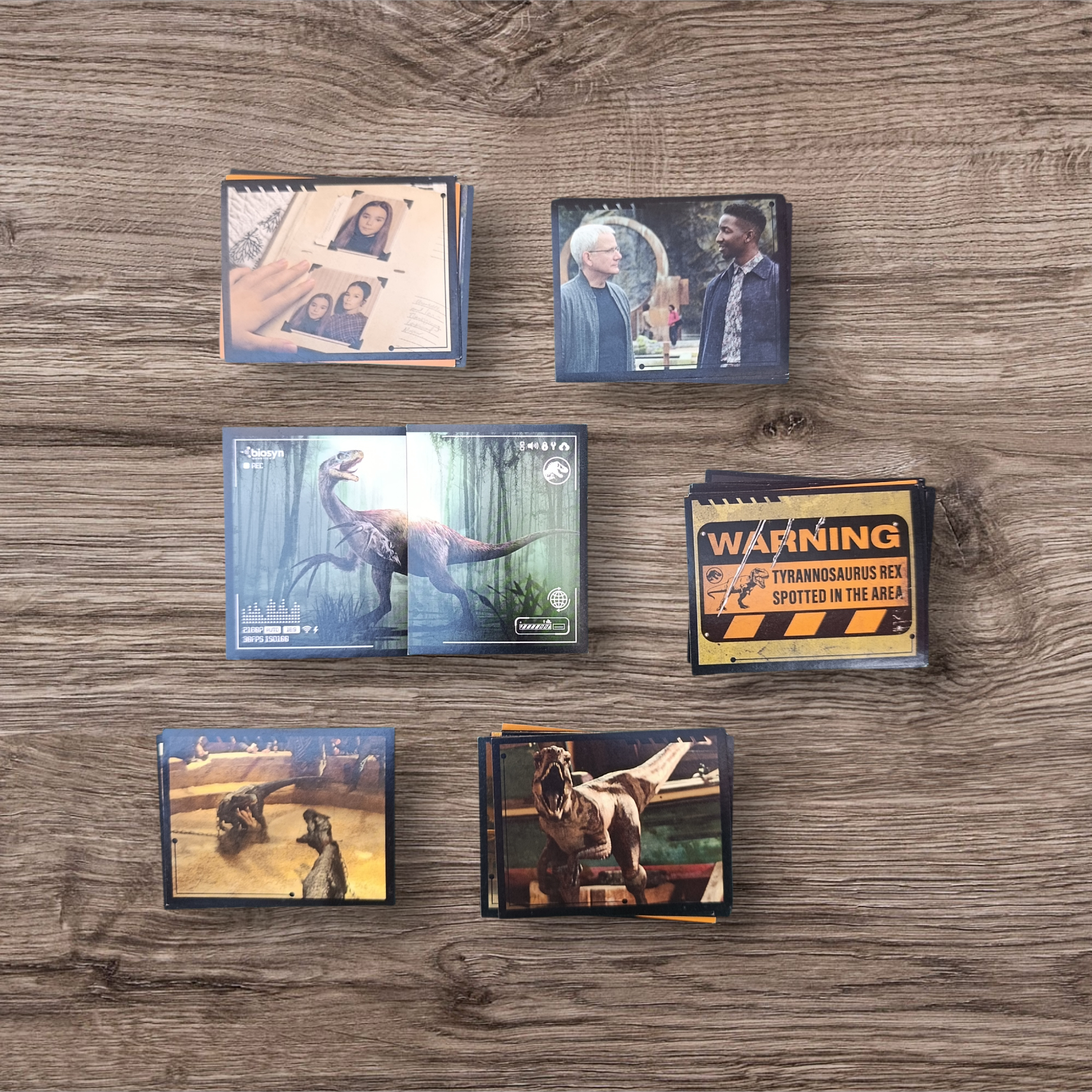 Lote 42 figuritas sin repetir Jurassic World Dominion