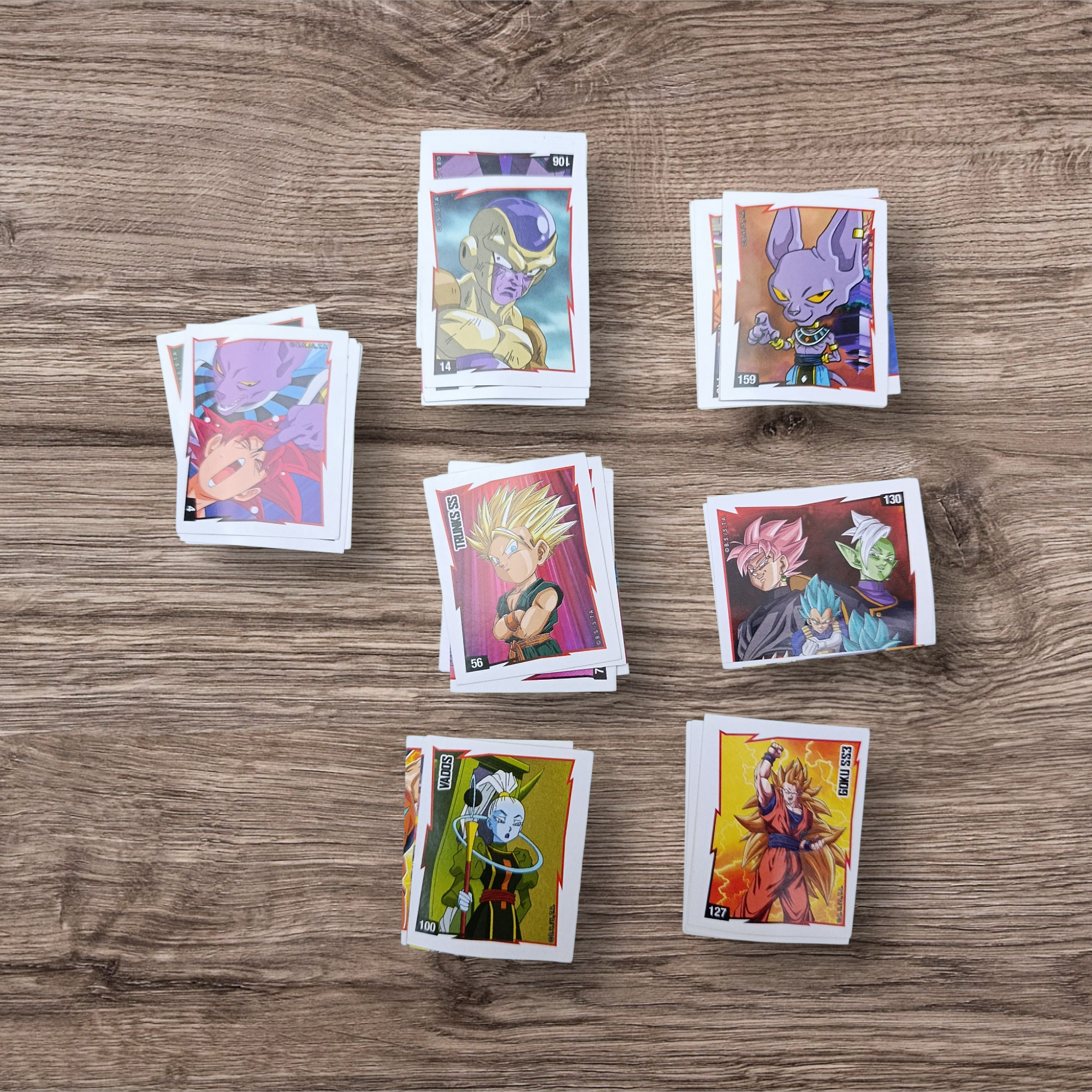 Lote 43 figuritas sin repetir Dragon Ball