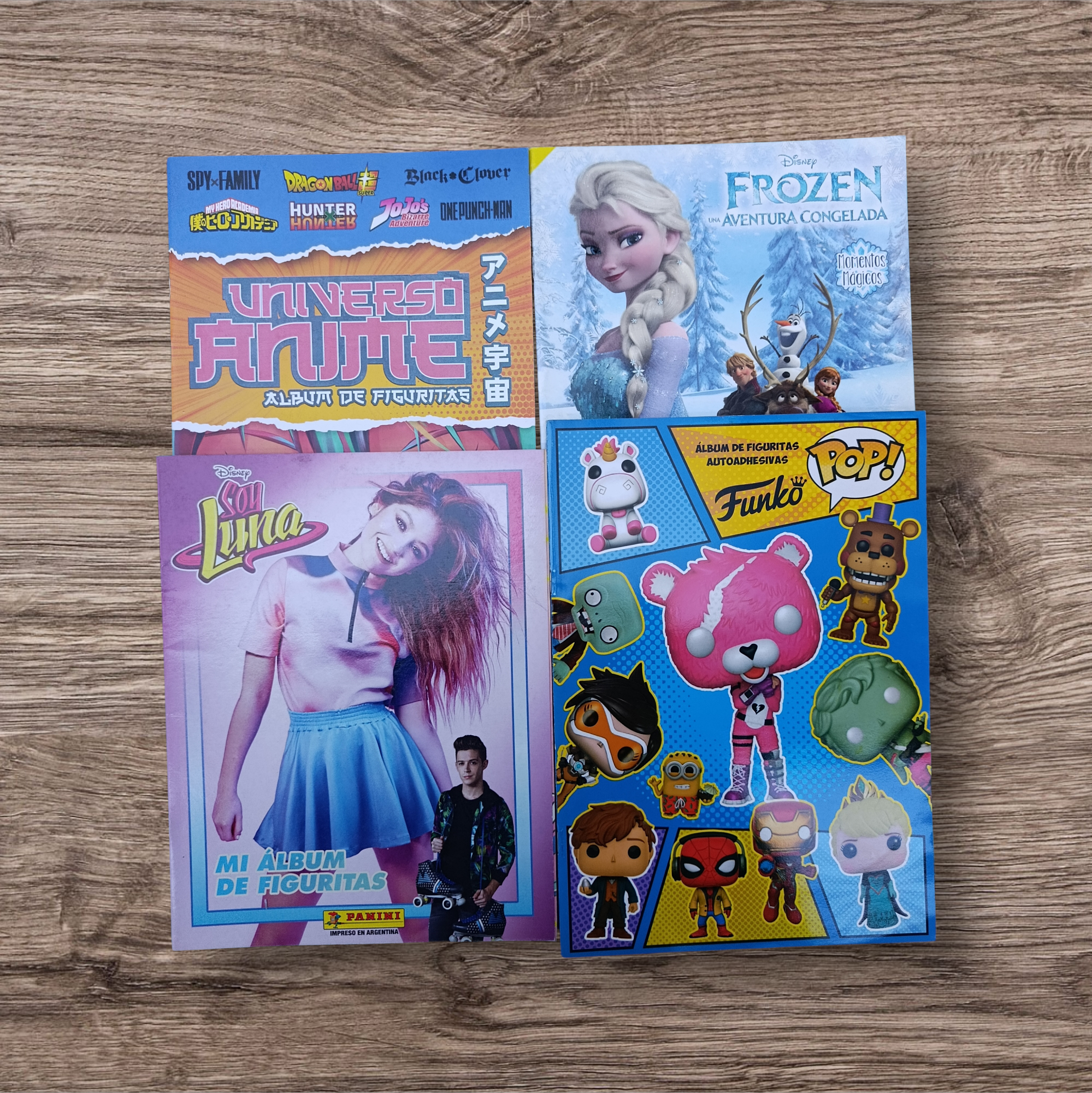 Lote 8 álbumes vacíos