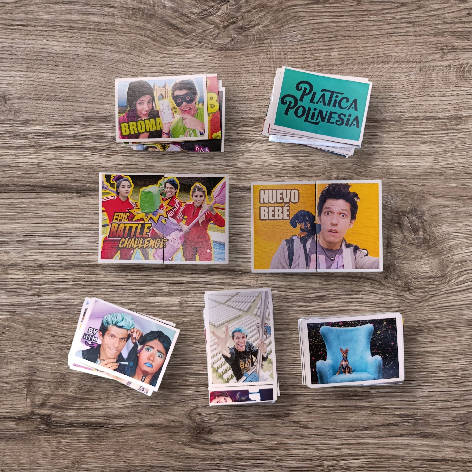 Lote 158 figuritas sin repetir Plática Polinesia