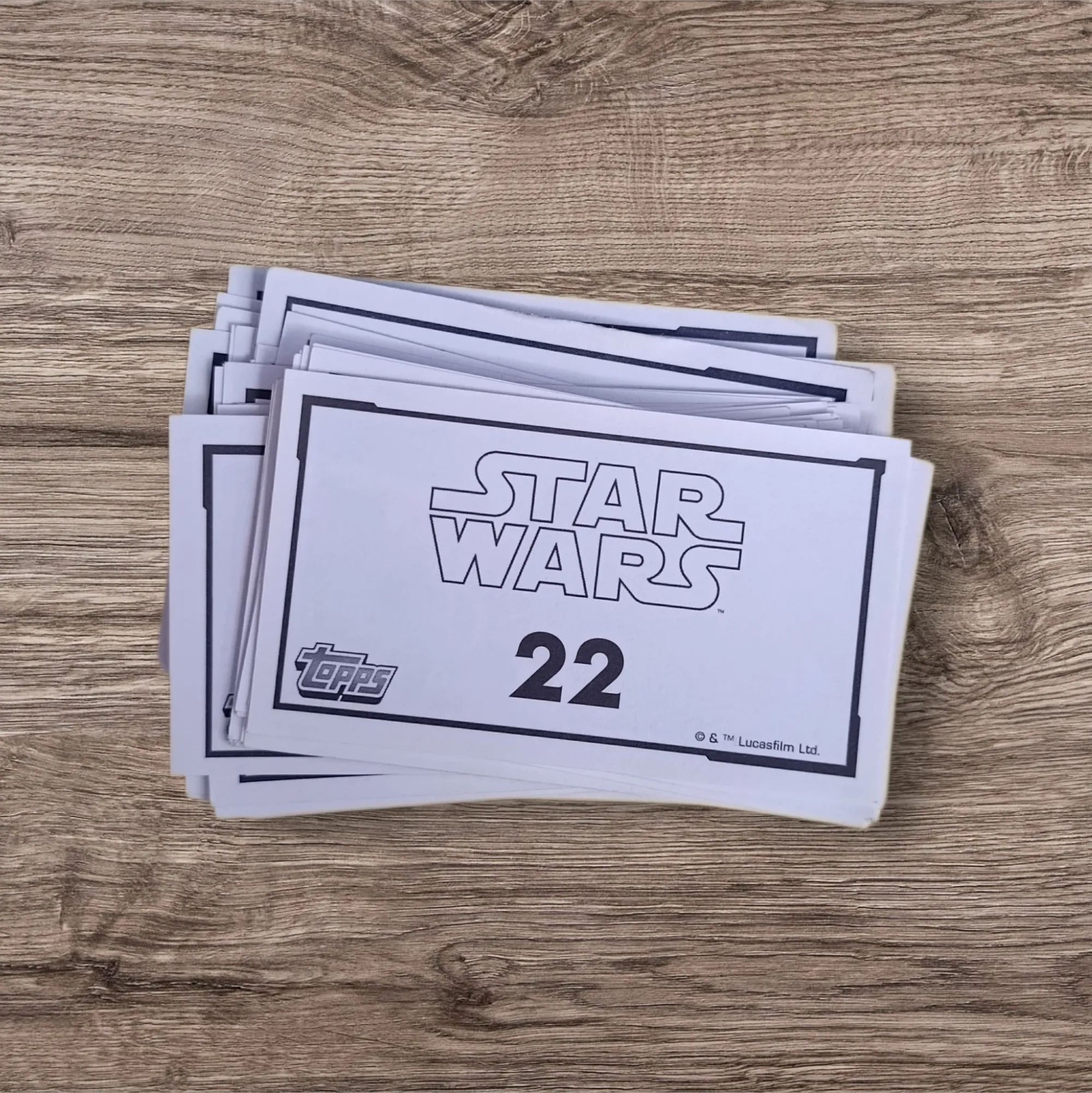 Lote 52 figuritas sin repetir Star Wars