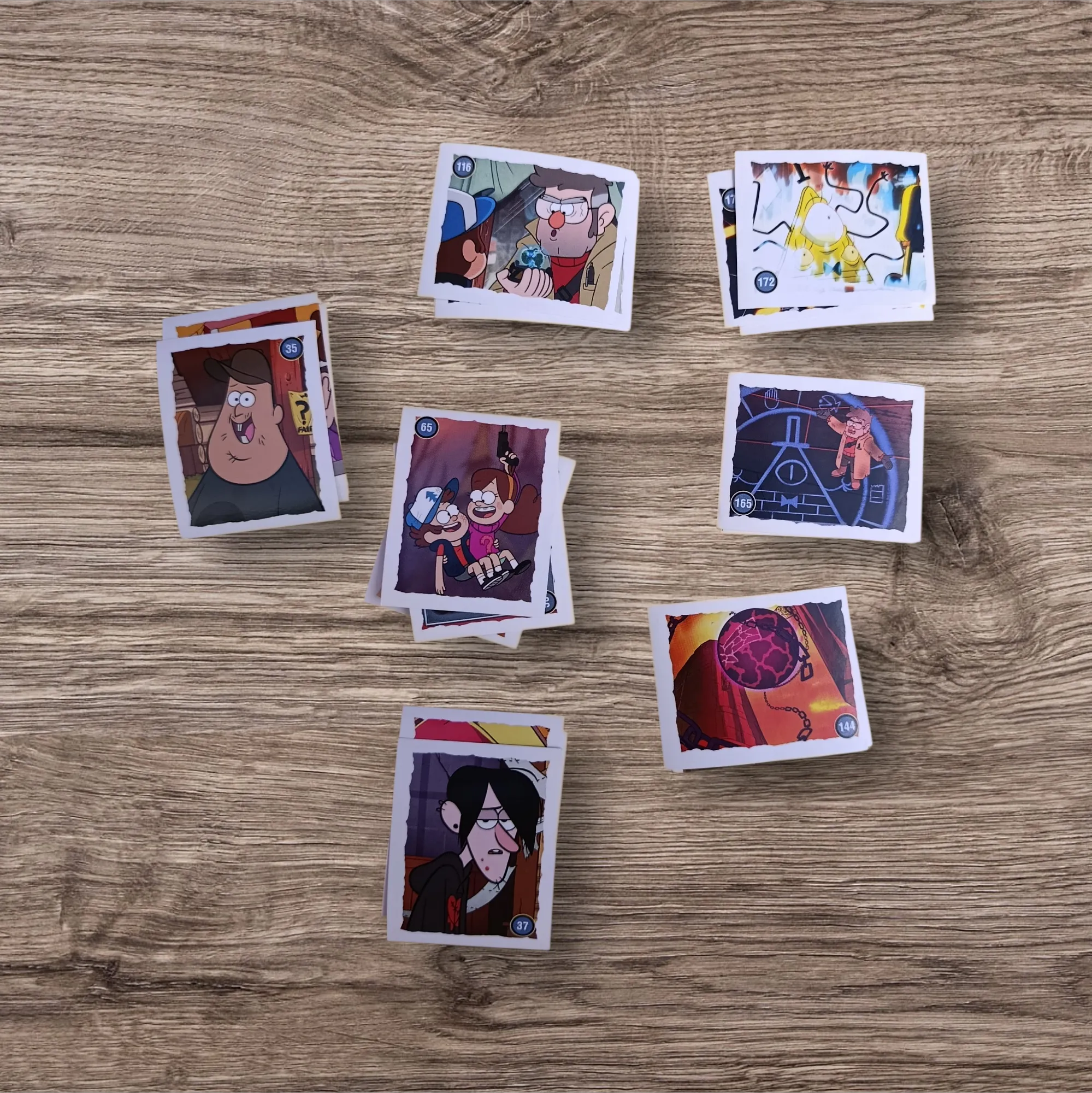 Lote 23 figuritas sin repetir Gravity Falls