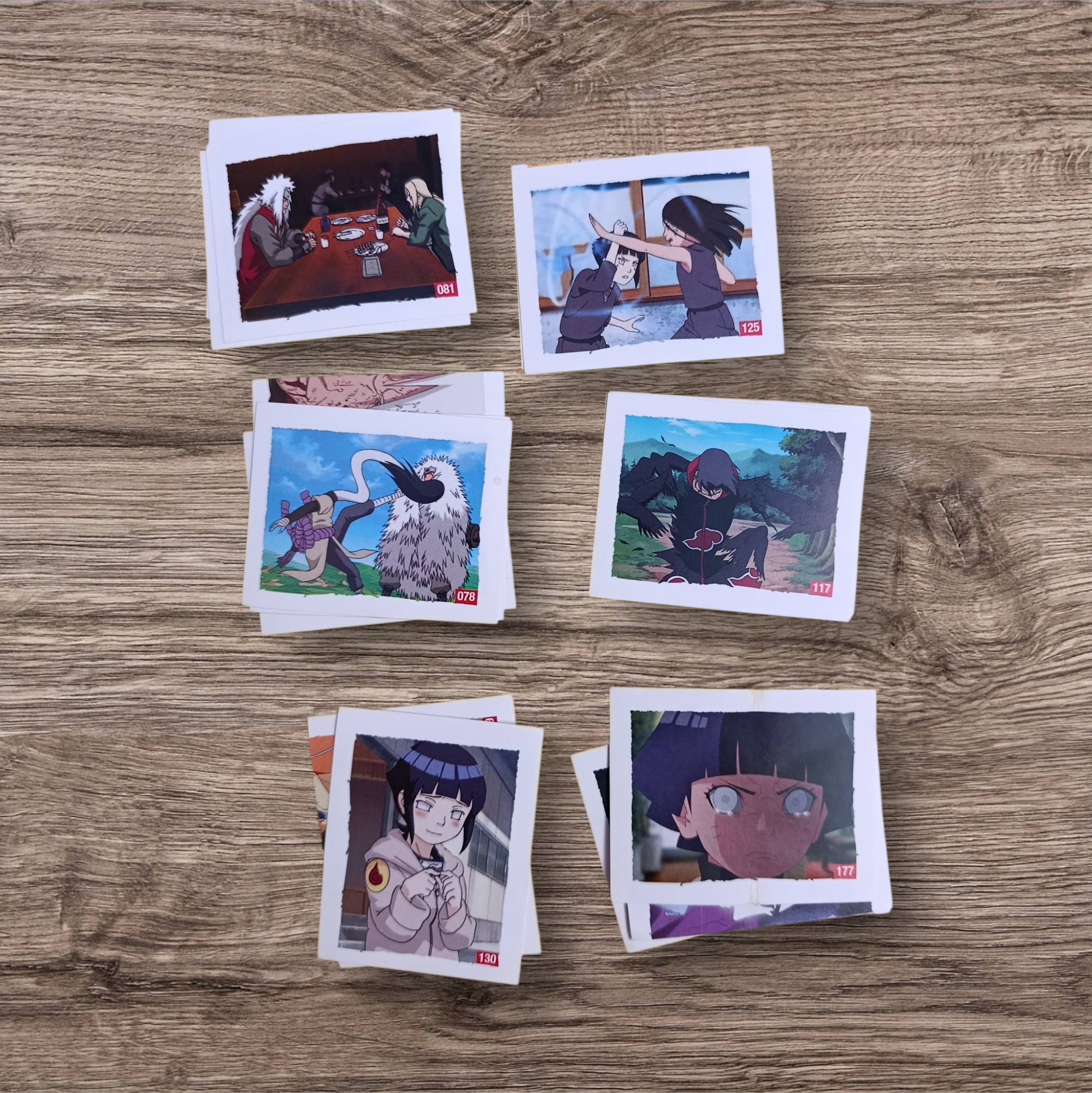 Lote 20 figuritas sin repetir Naruto Shippuden