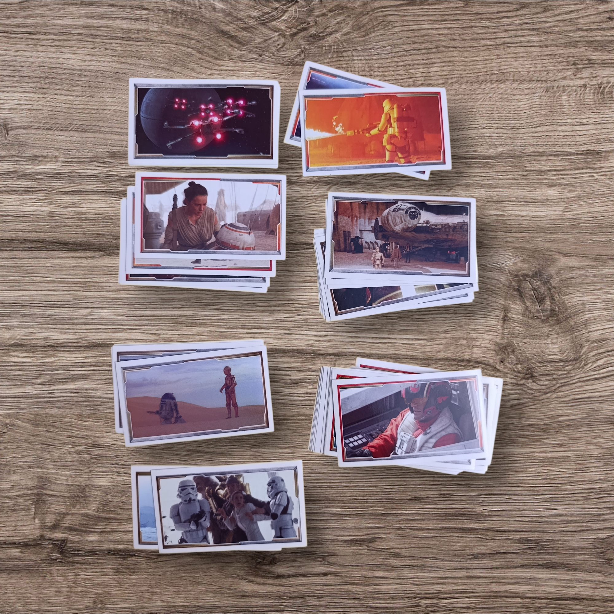 Lote 51 figuritas sin repetir Star Wars