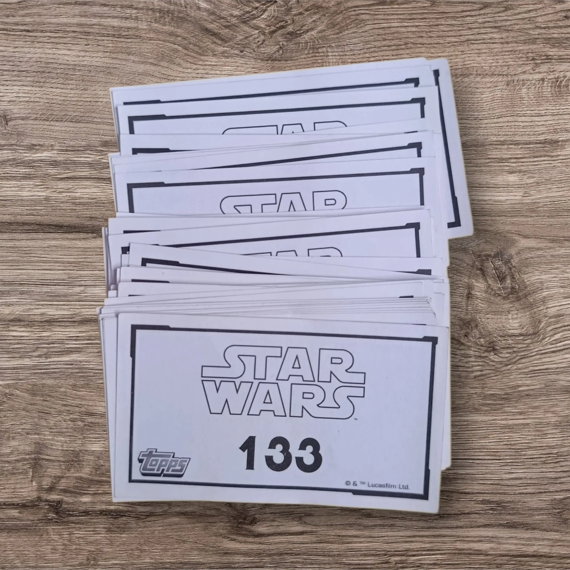 Lote 51 figuritas sin repetir Star Wars
