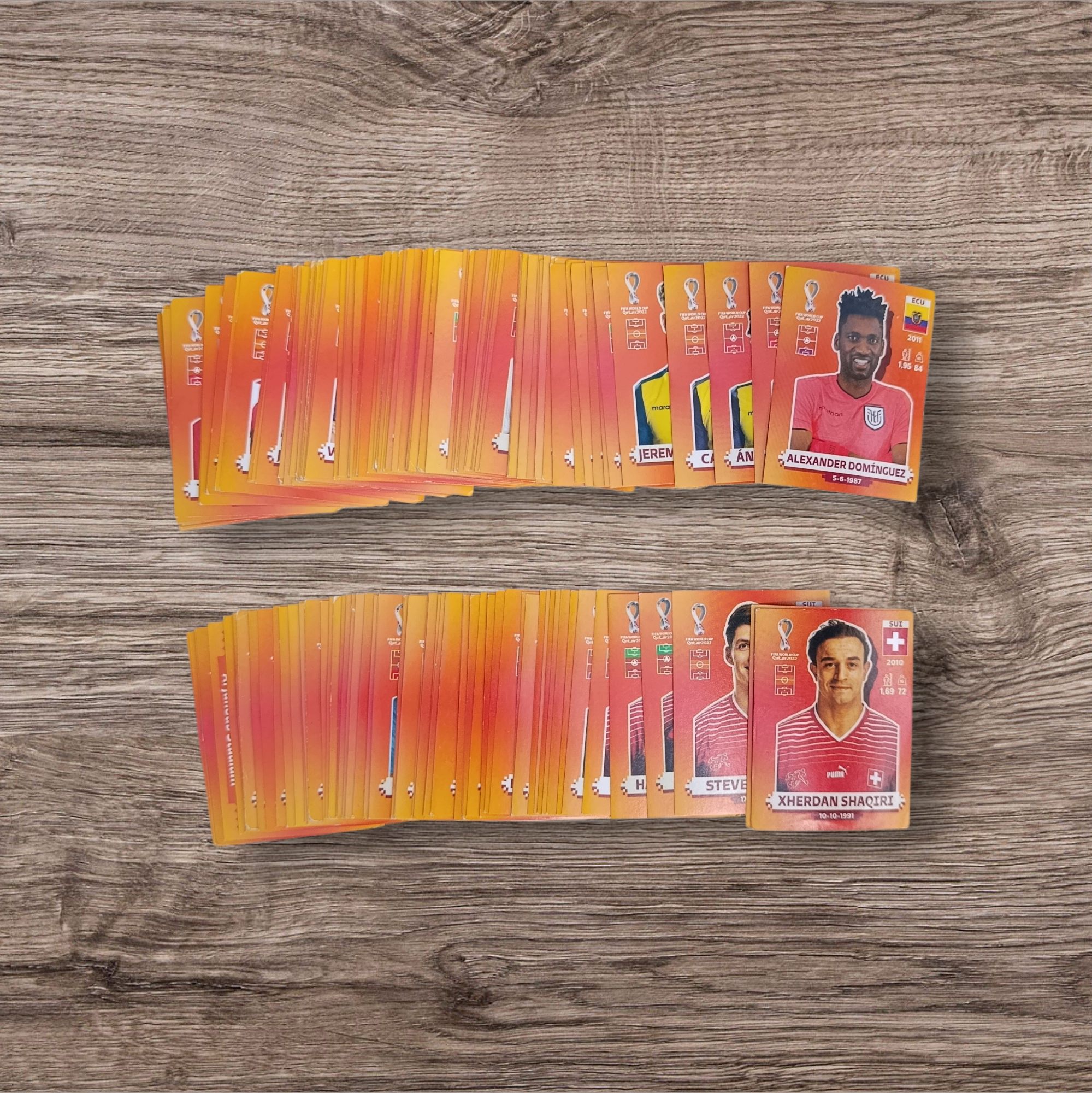 Lote 182 figuritas sin repetir Mundial Qatar 2022