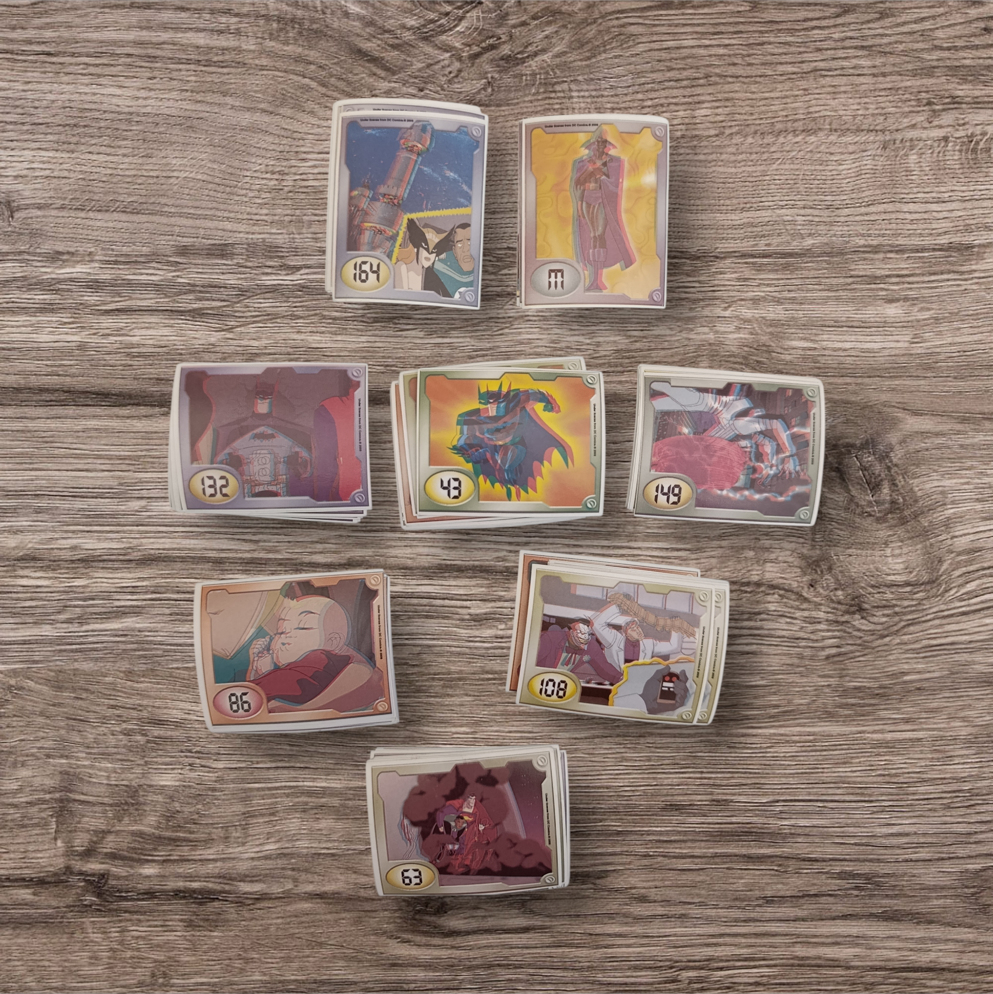 Lote 100 figuritas Super Amigos 3d