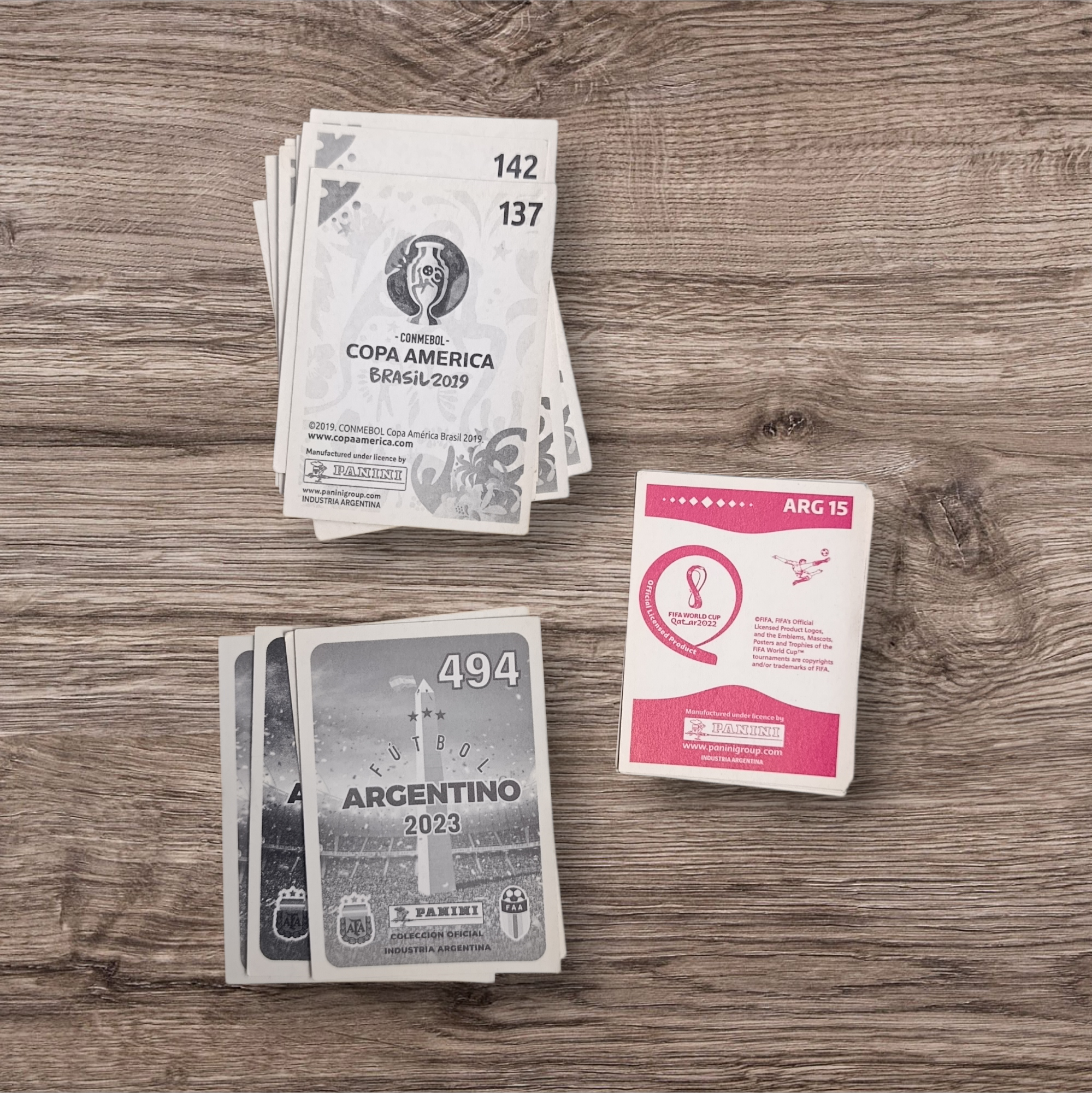 Lote 22 figuritas Selección Argentina