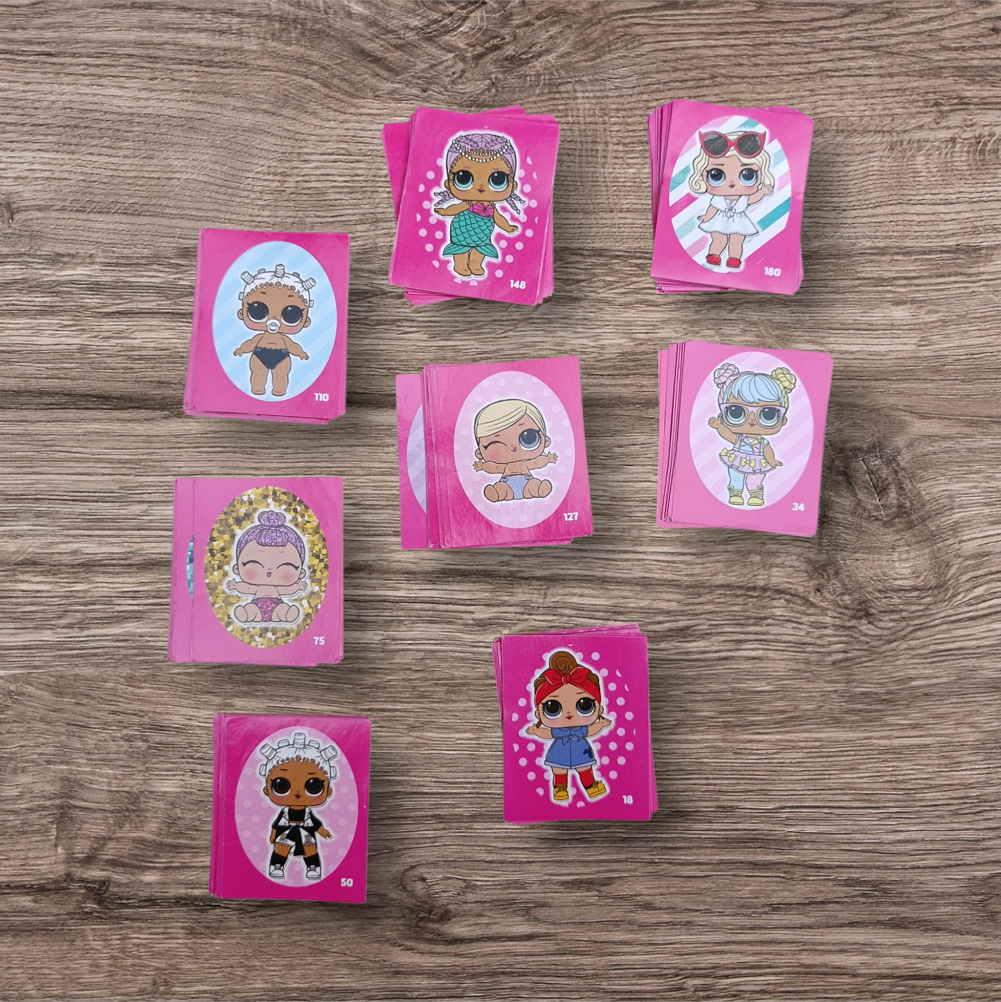 Lote 168 figuritas sin repetir Lol Surprise