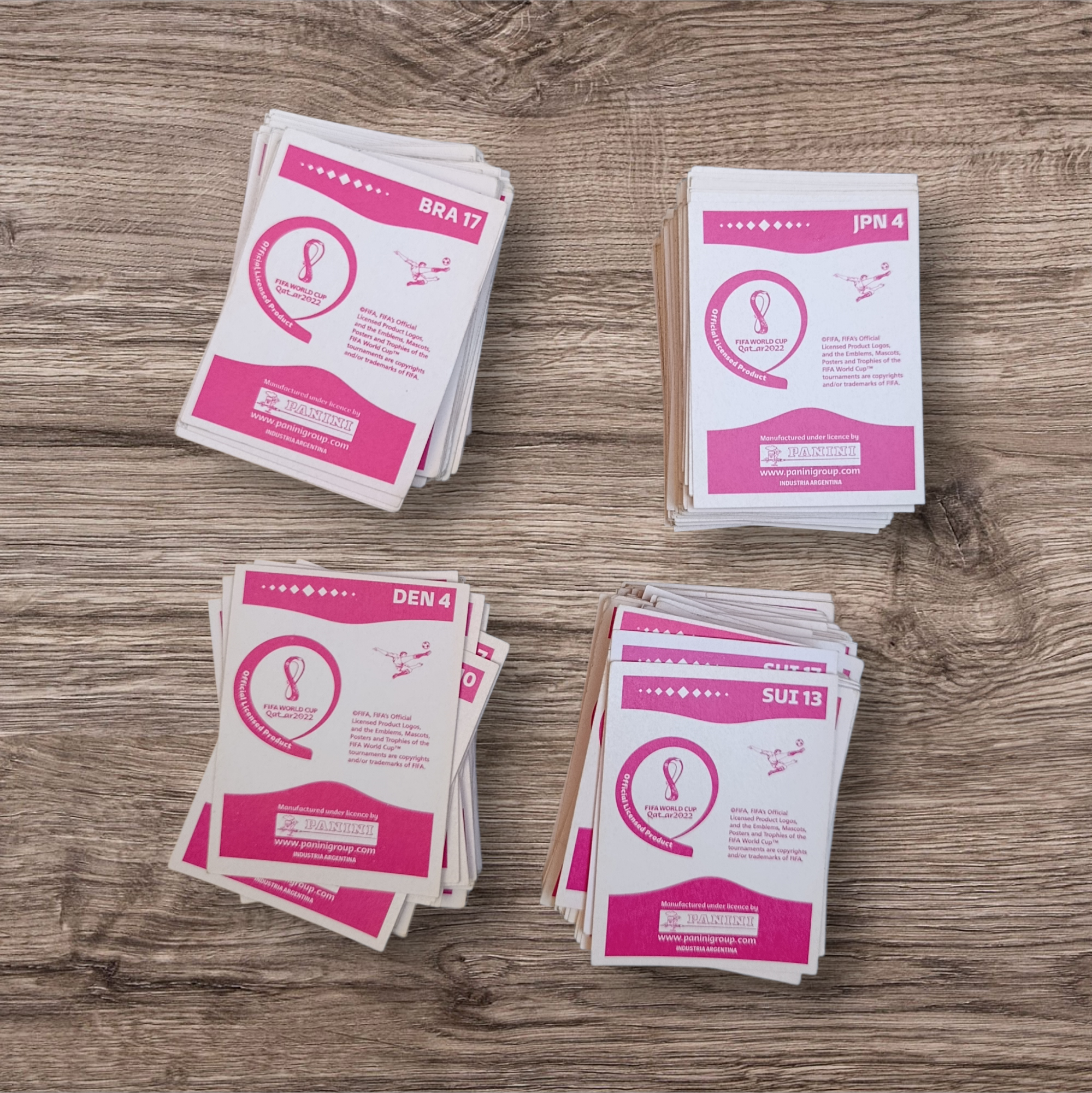 Lote 443 figuritas Mundial Qatar 2022