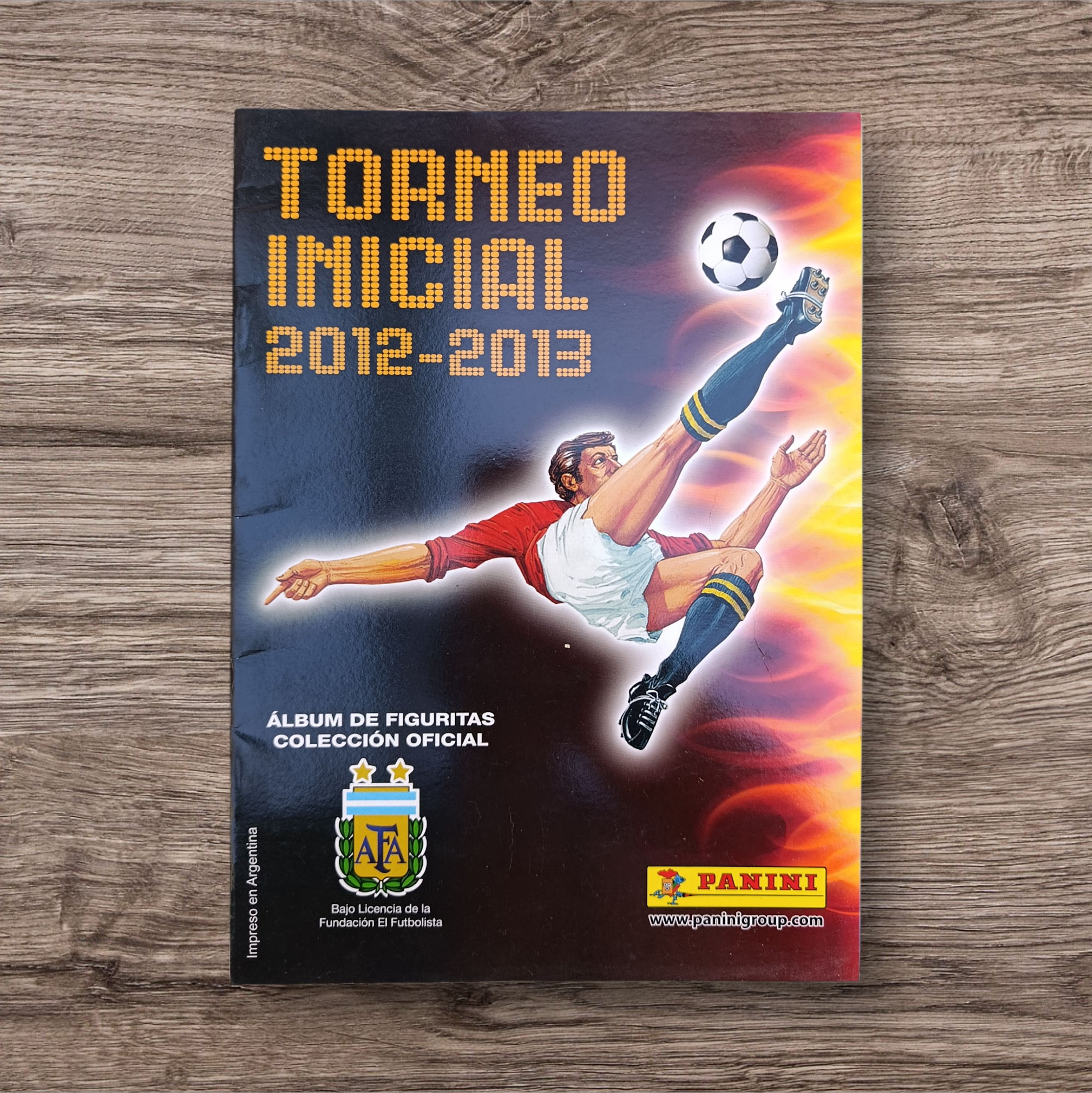 Álbum vacío Torneo Inicial 202-2013