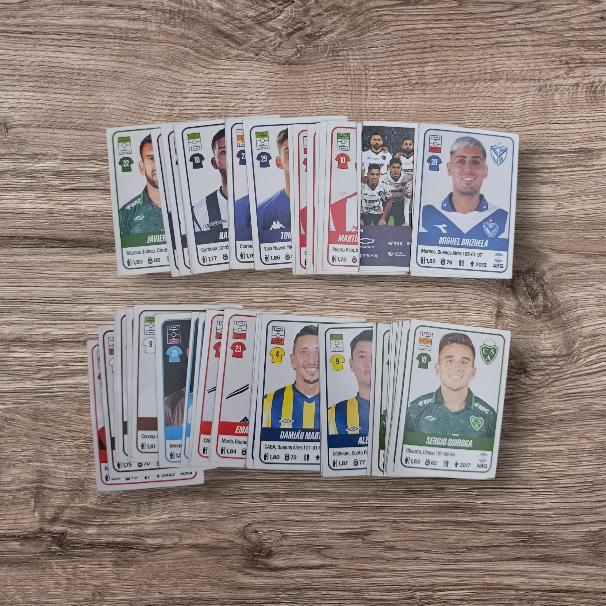 Lote 64 figuritas sin repetir Fútbol Argentino 2023