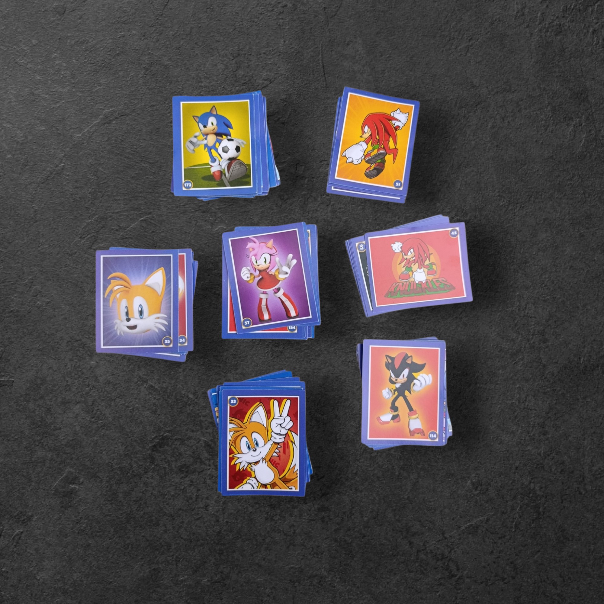 Lote de 125 Figuritas de Sonic Sin Repetir