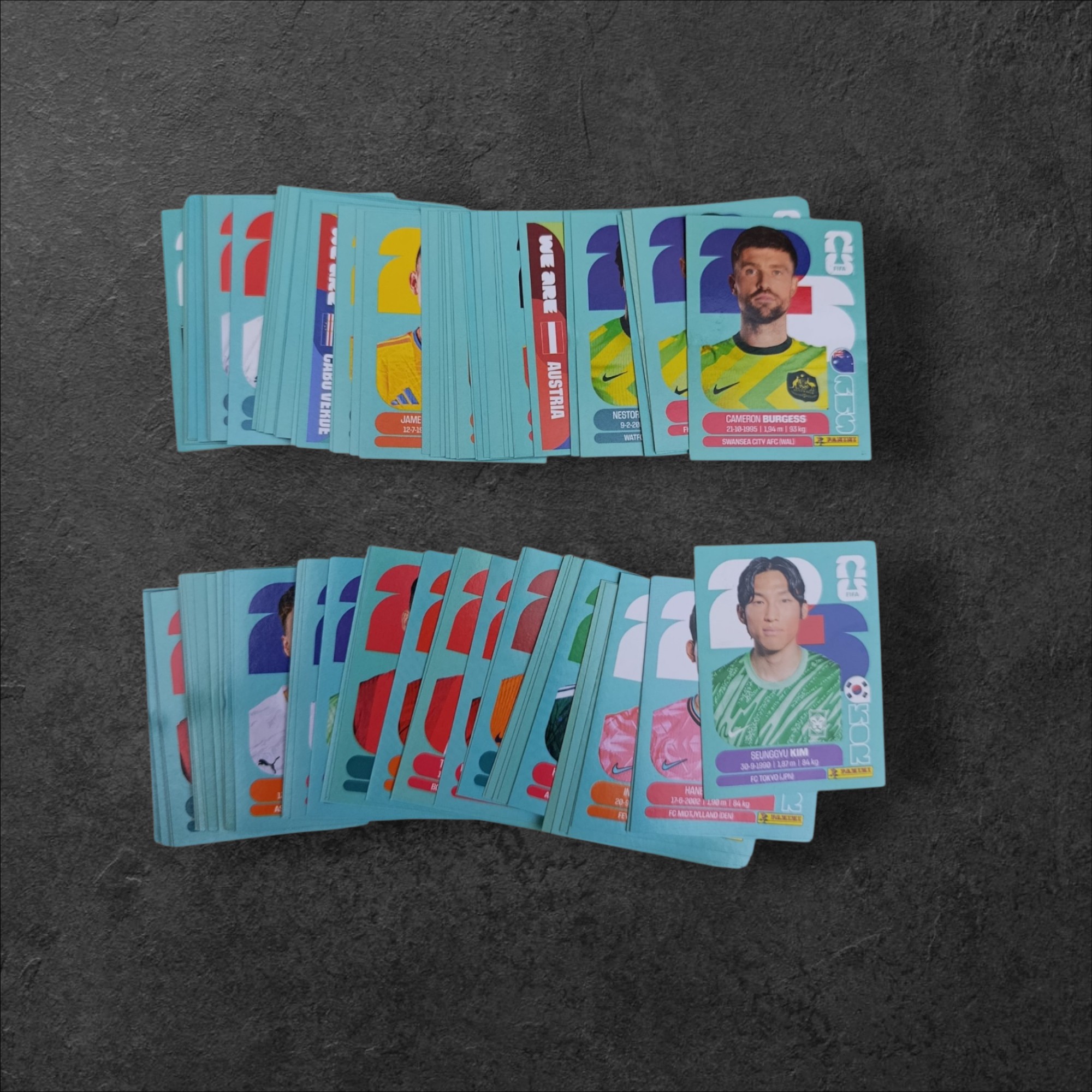 Lote de 114 Figuritas Mundial 2026 (Panini) Sin Repetir