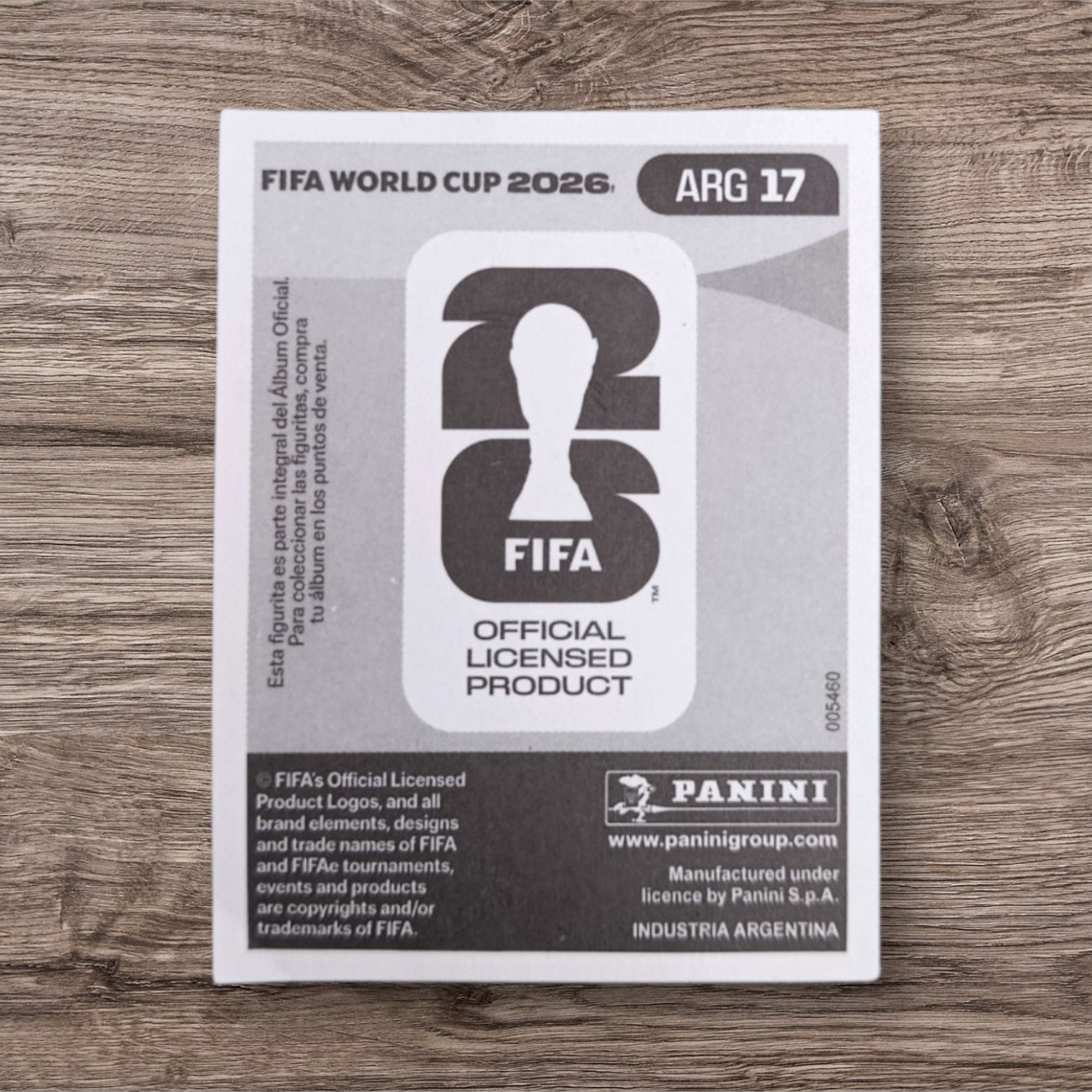 Figurita de Lionel Messi – Mundial 2026