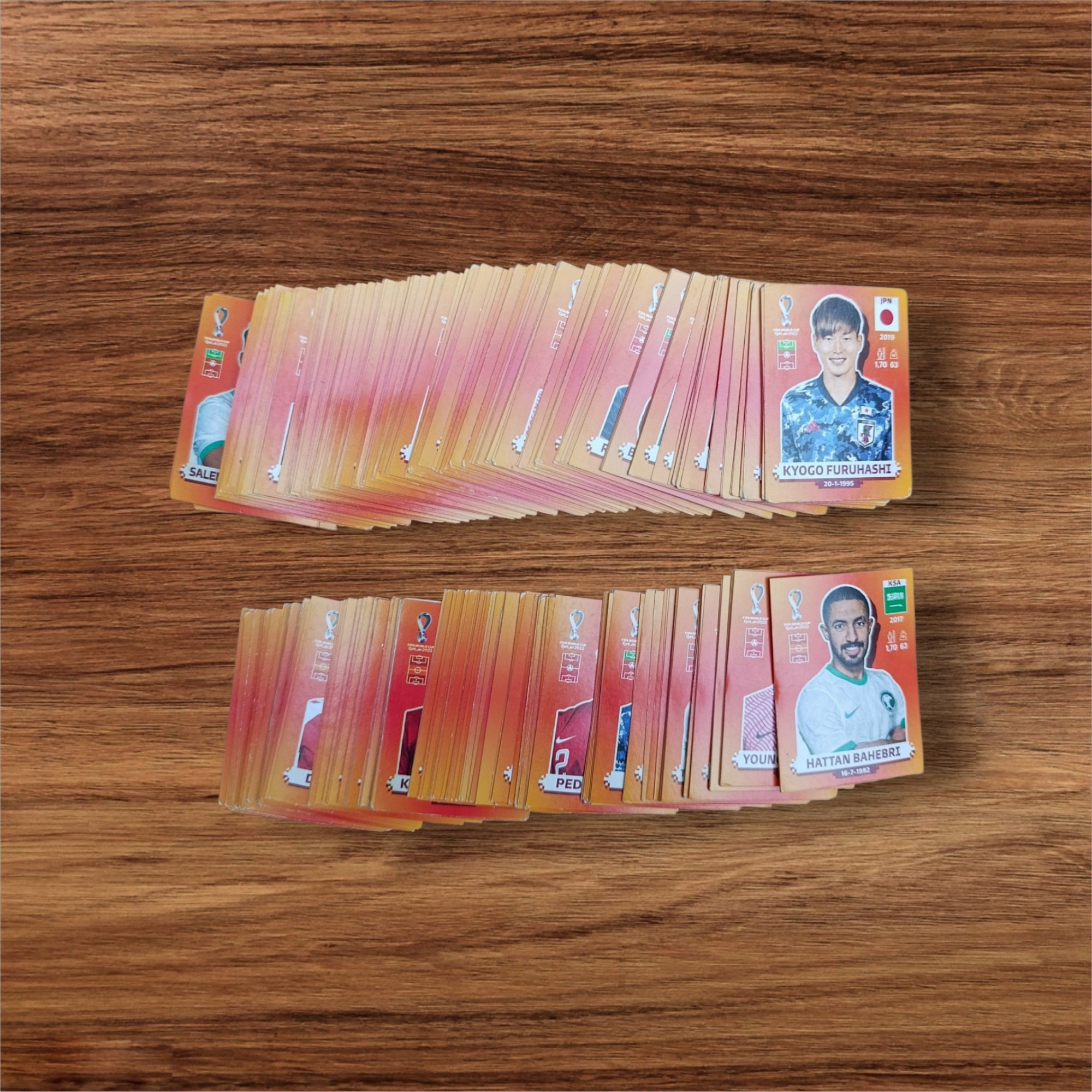 Lote de Categoría: 317 Figuritas Mundial Qatar 2022 (Panini) Con Repetidas