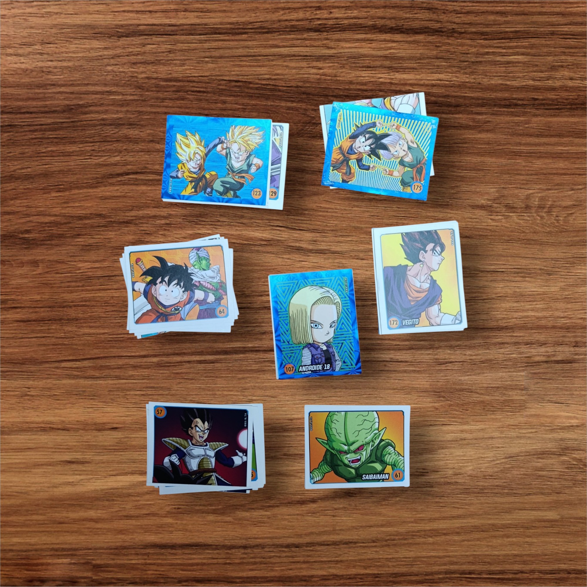 Dragon Ball: Muy Linda Colección de 34 Figuritas Con Algunas Repetidas