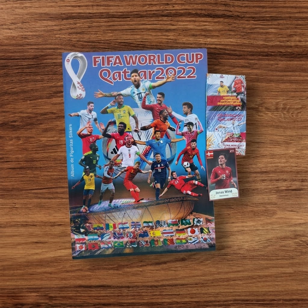 Álbum Vacío Mundial Qatar 2022 (Colección Alternativa) + 1 Figurita