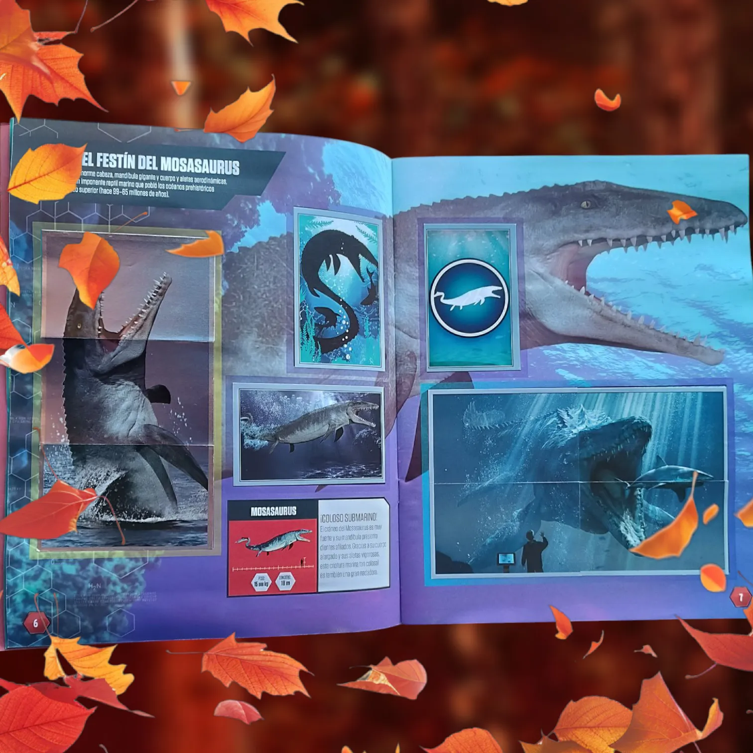 Álbum completo Jurassic World Año 2015