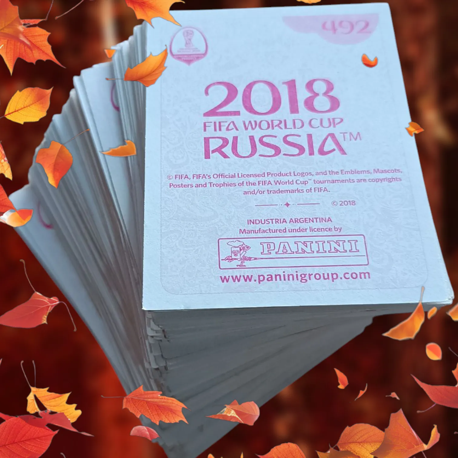 Lote 198 figuritas sin repetir Mundial Rusia 2018 Panini