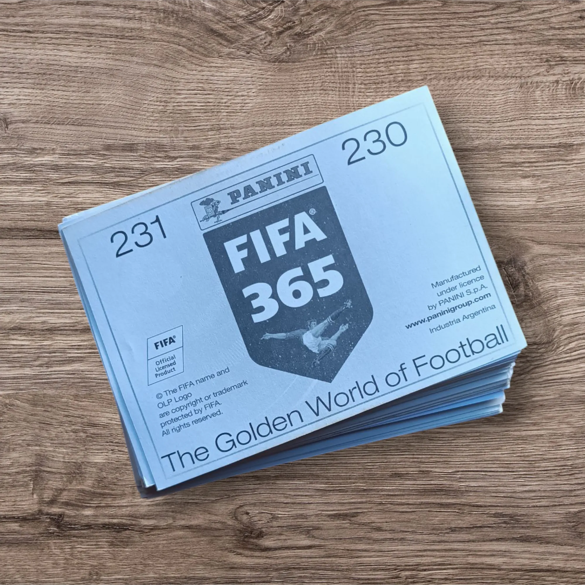 Lote 130 figuritas sueltas FIFA 365 Panini