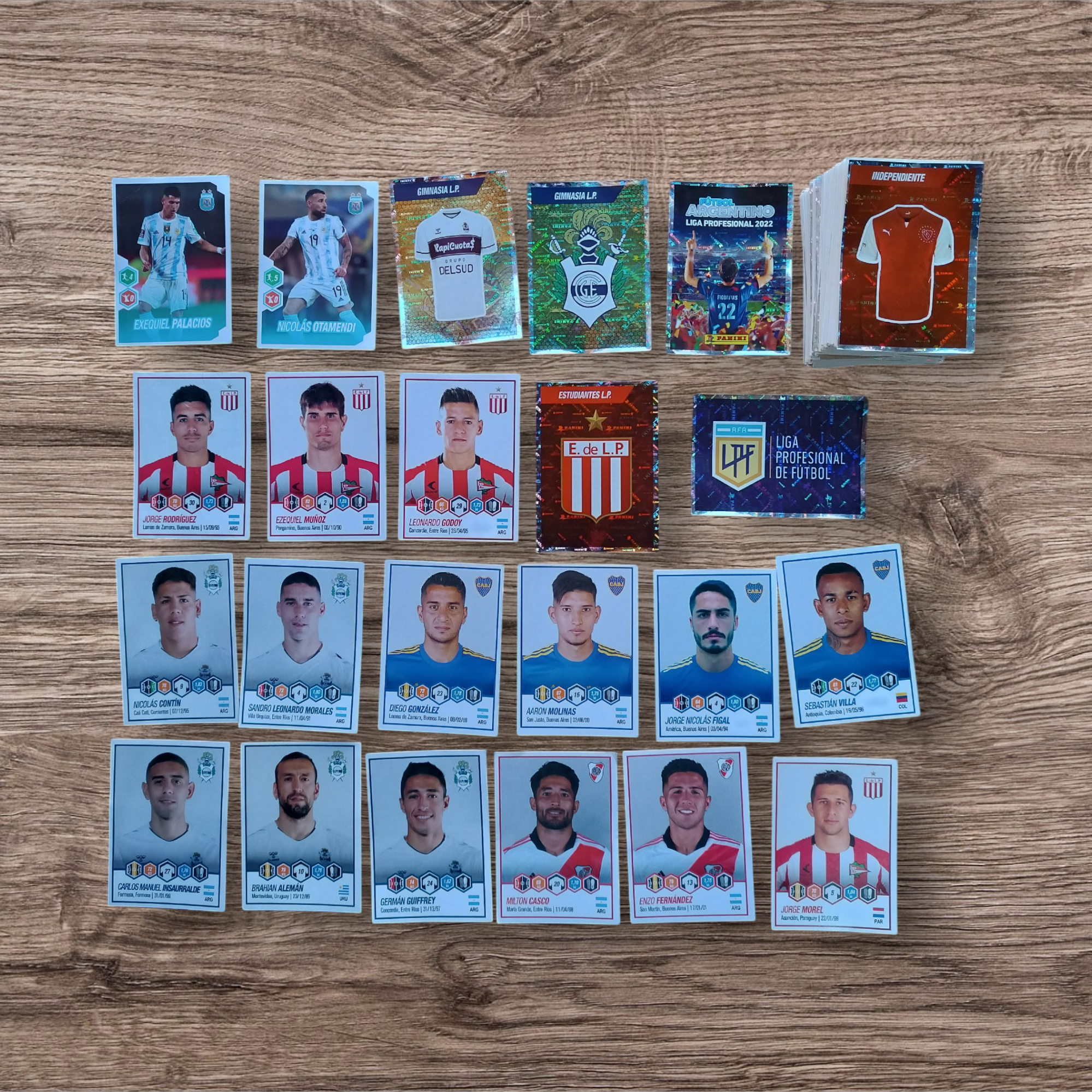 Lote 177 figuritas sin repetir Liga Profesional Fútbol Argentino 2022