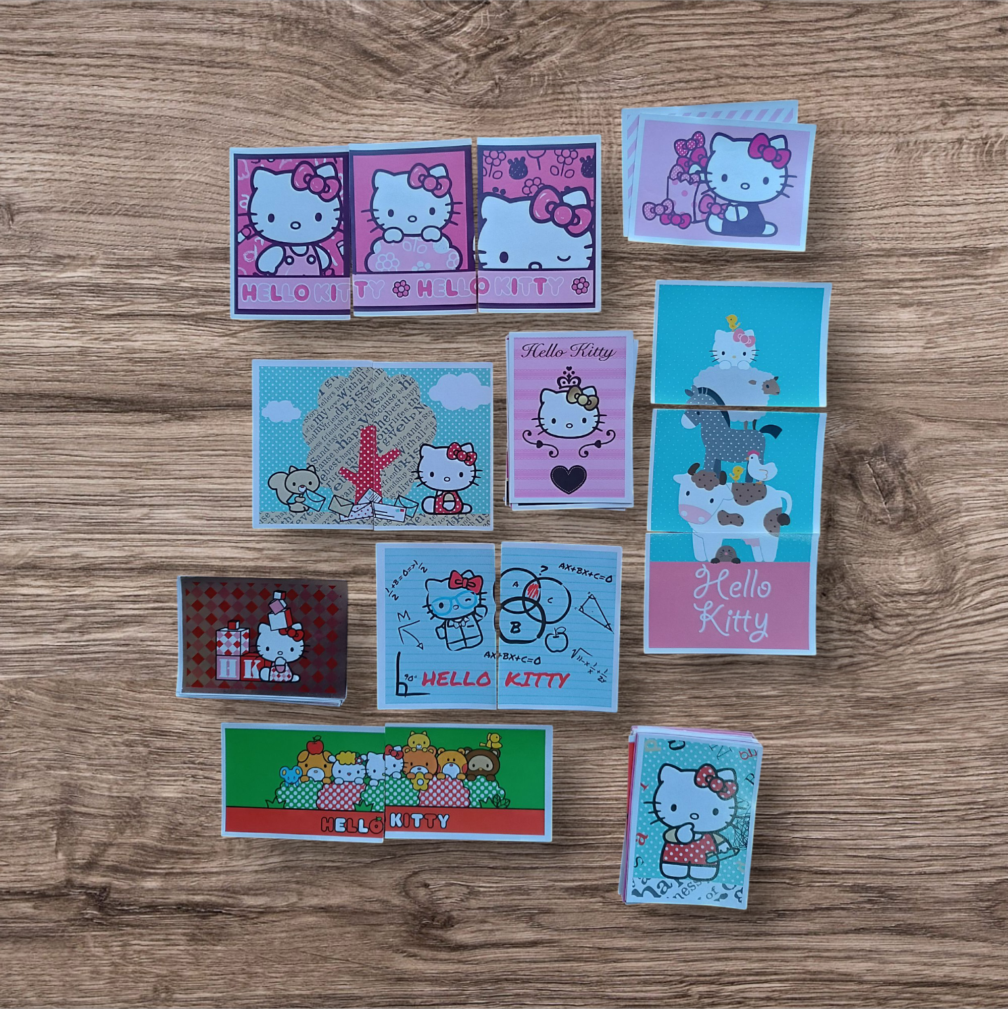 Encantador lote 70 figuritas sin repetir Hello Kitty, de Panini