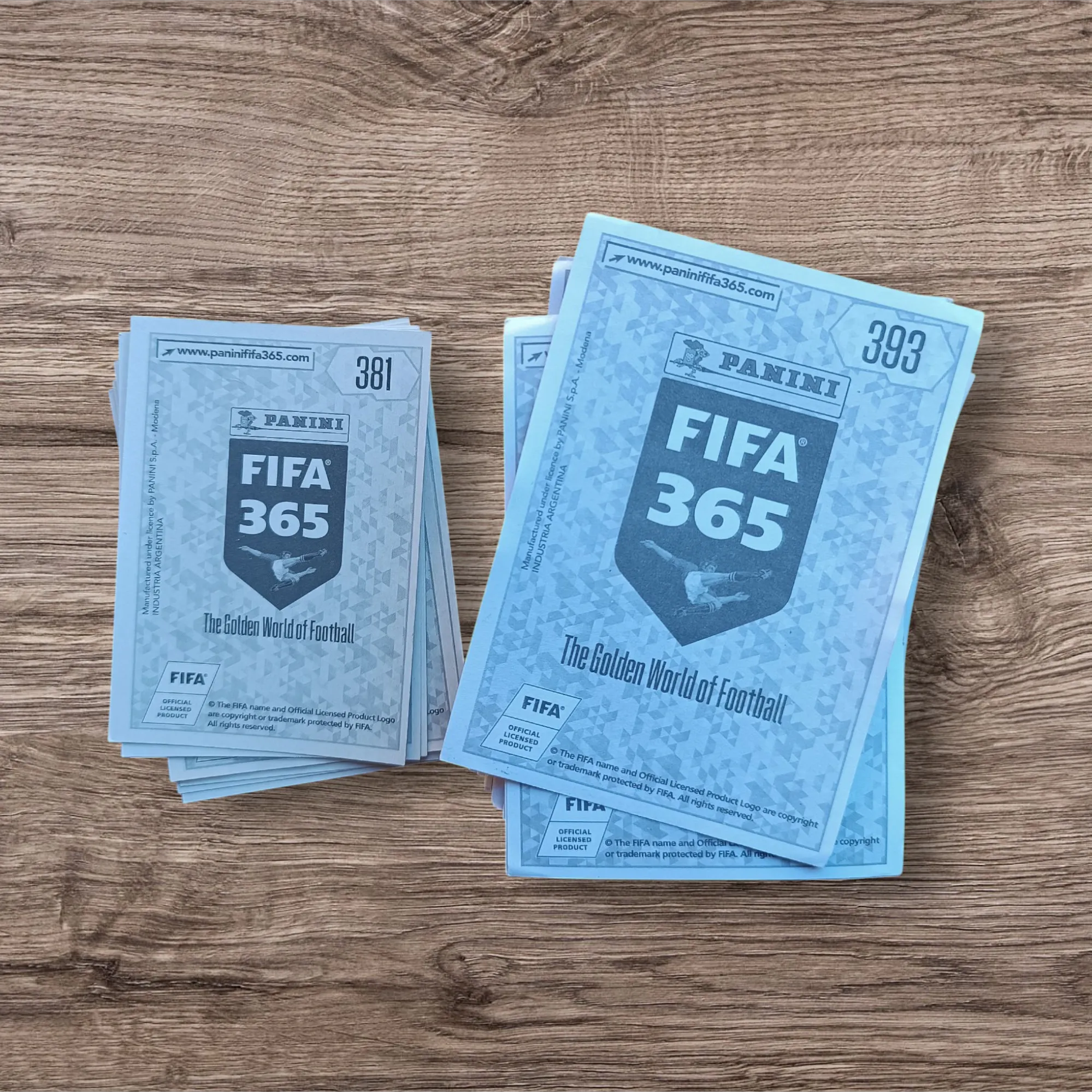 Lote 101 figuritas sin repetir de FIFA 365 2018