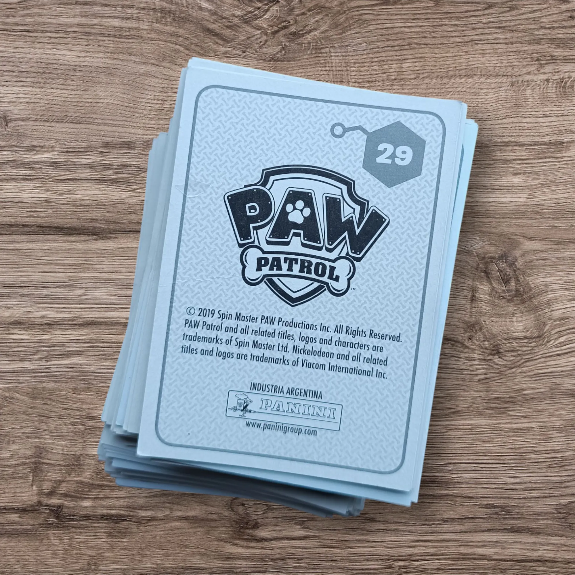 Lote 97 figuritas sin repetir Paw Patrol, de Panini