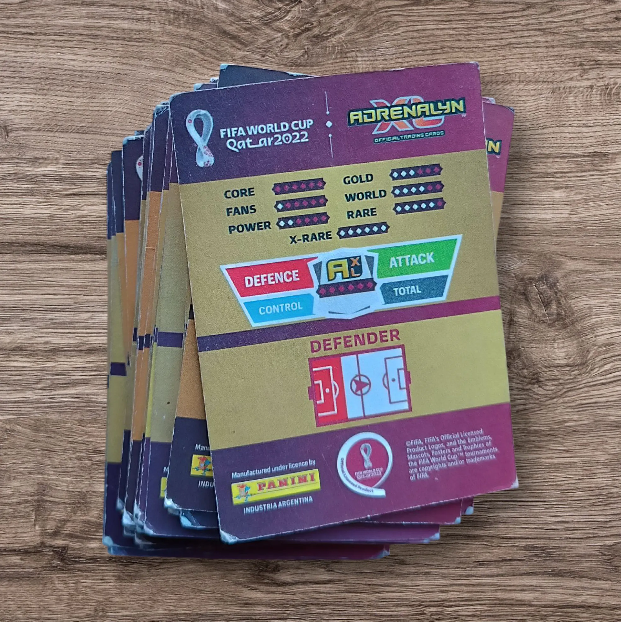 Lote 29 cartas Adrenalyn Qatar 2022