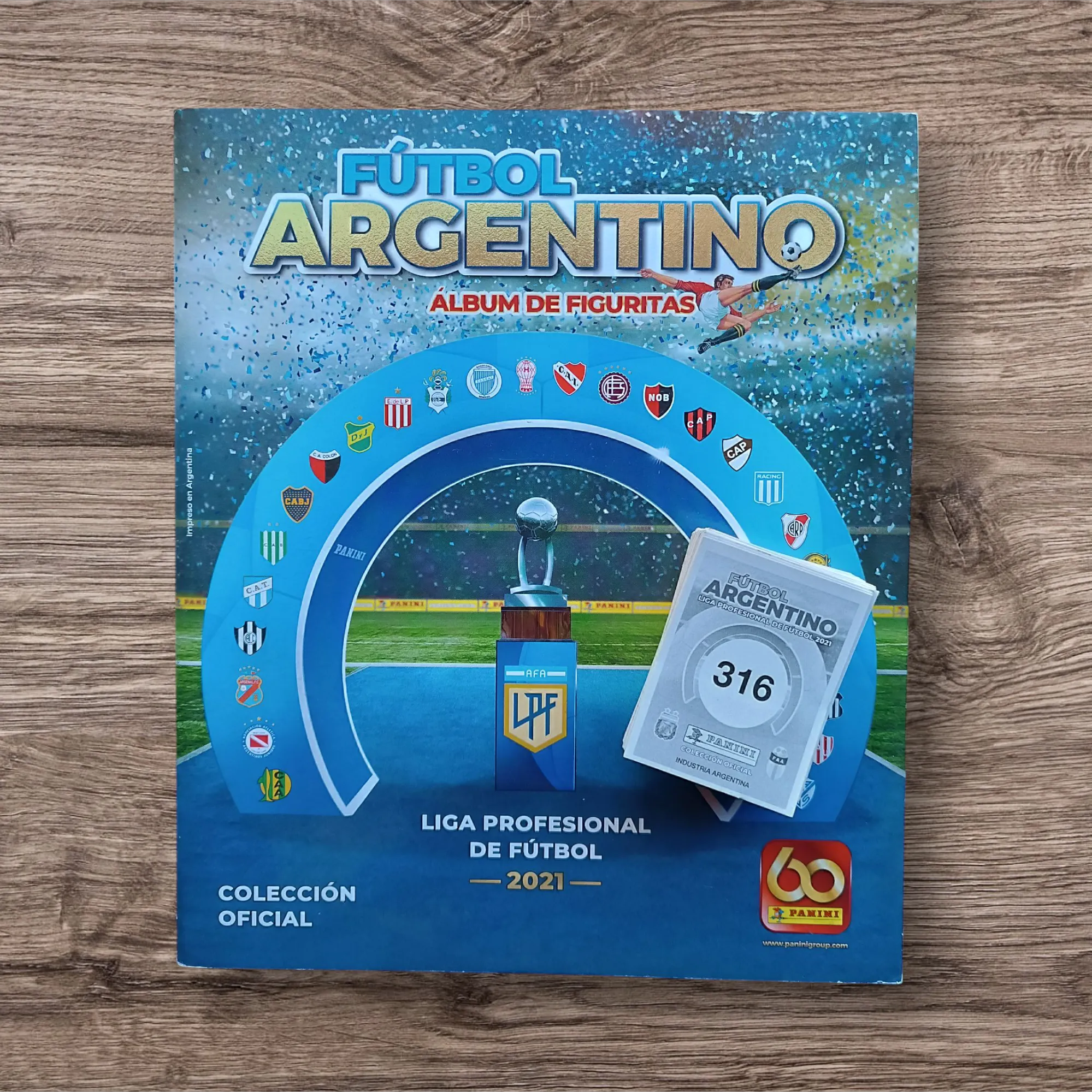 Álbum + 159 figuritas sin repetir Fútbol Argentino 2021