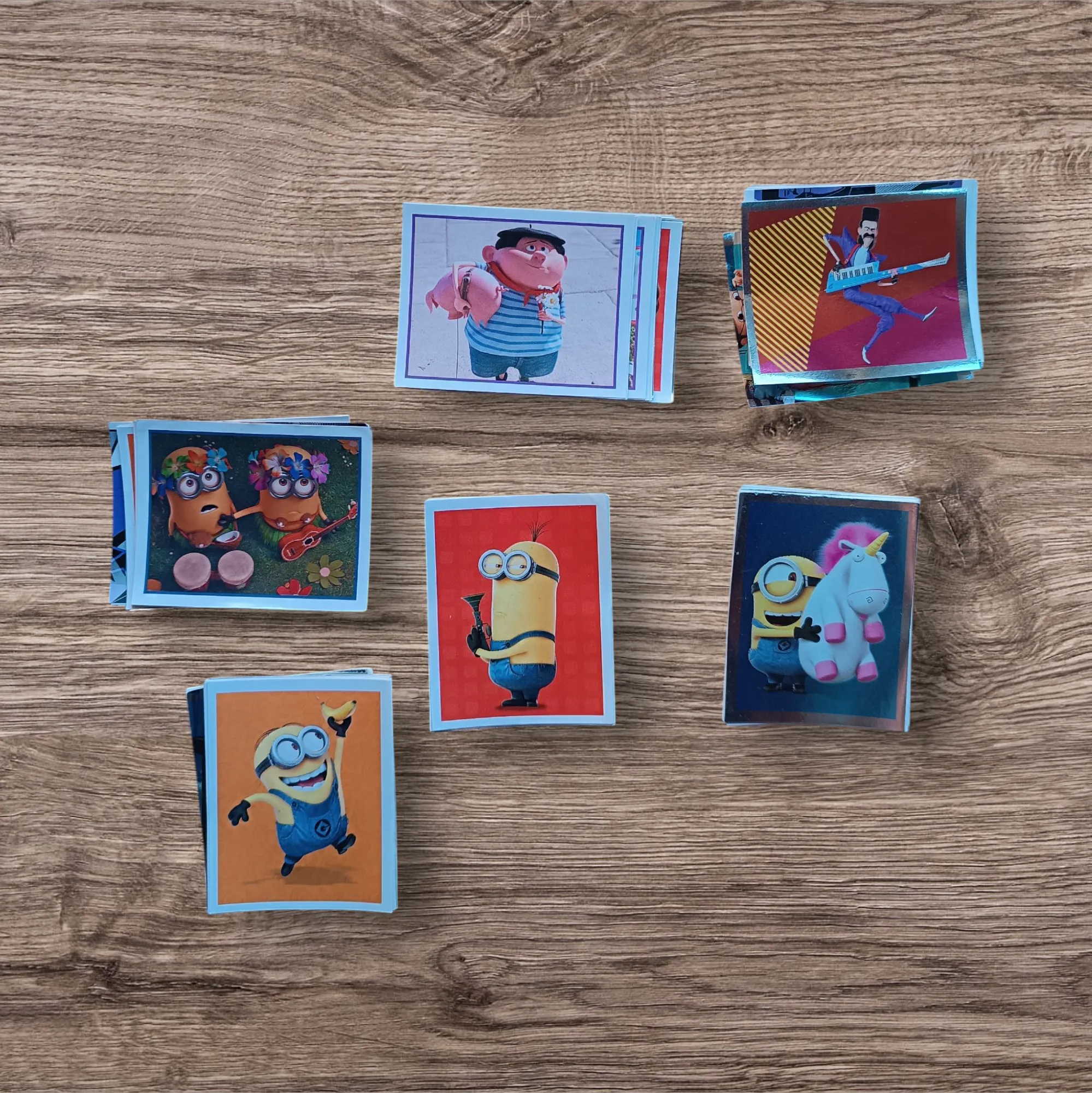Lote 90 figuritas sin repetir Mi Villano Favorito 3, de Topps
