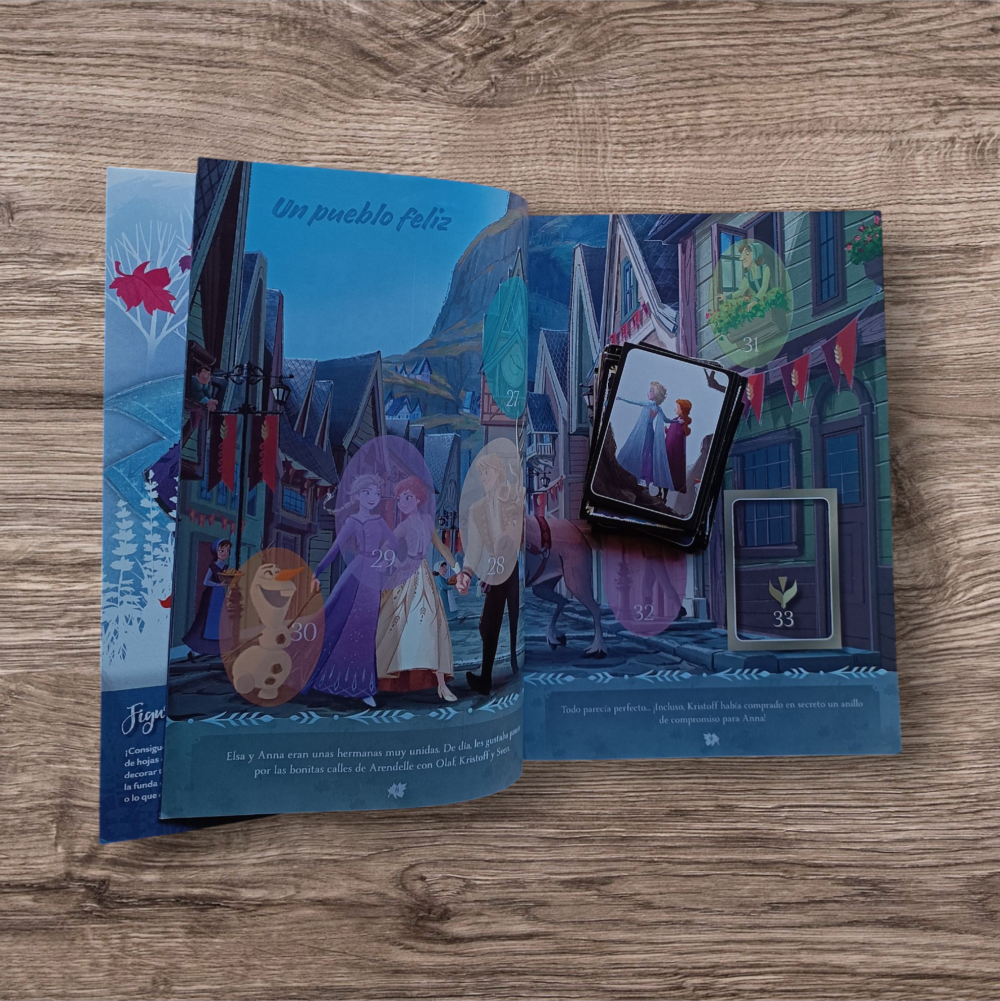 Álbum + 54 figuritas sin repetir Frozen 2 de Panini