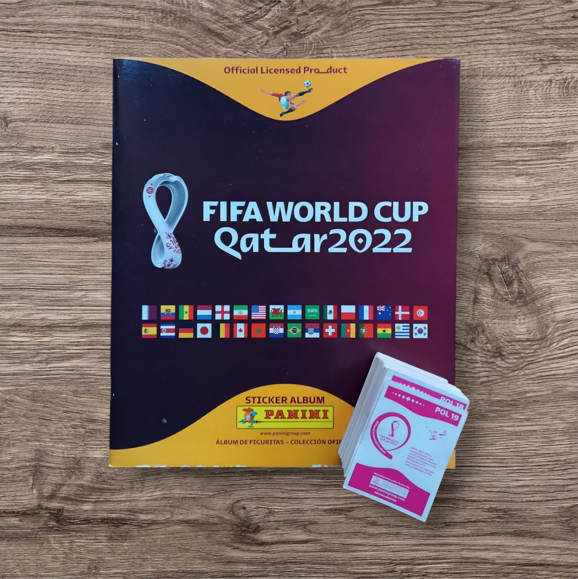Álbum + 297 figuritas sin repetir Mundial Qatar 2022