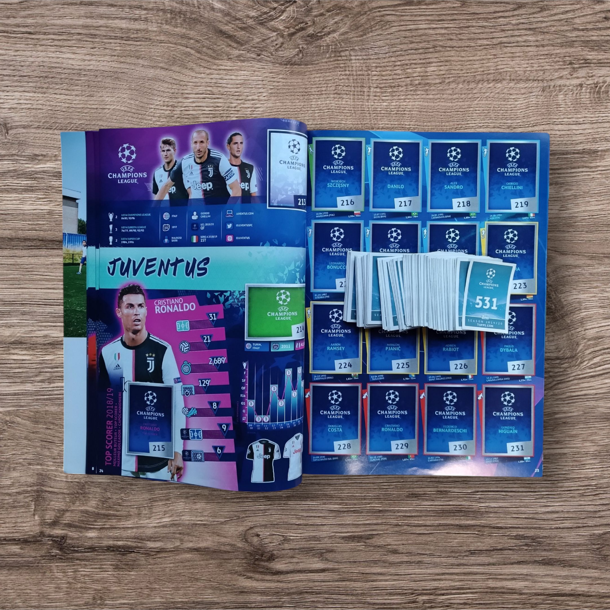 Álbum + 145 figuritas sin repetir Champions League 2019/20