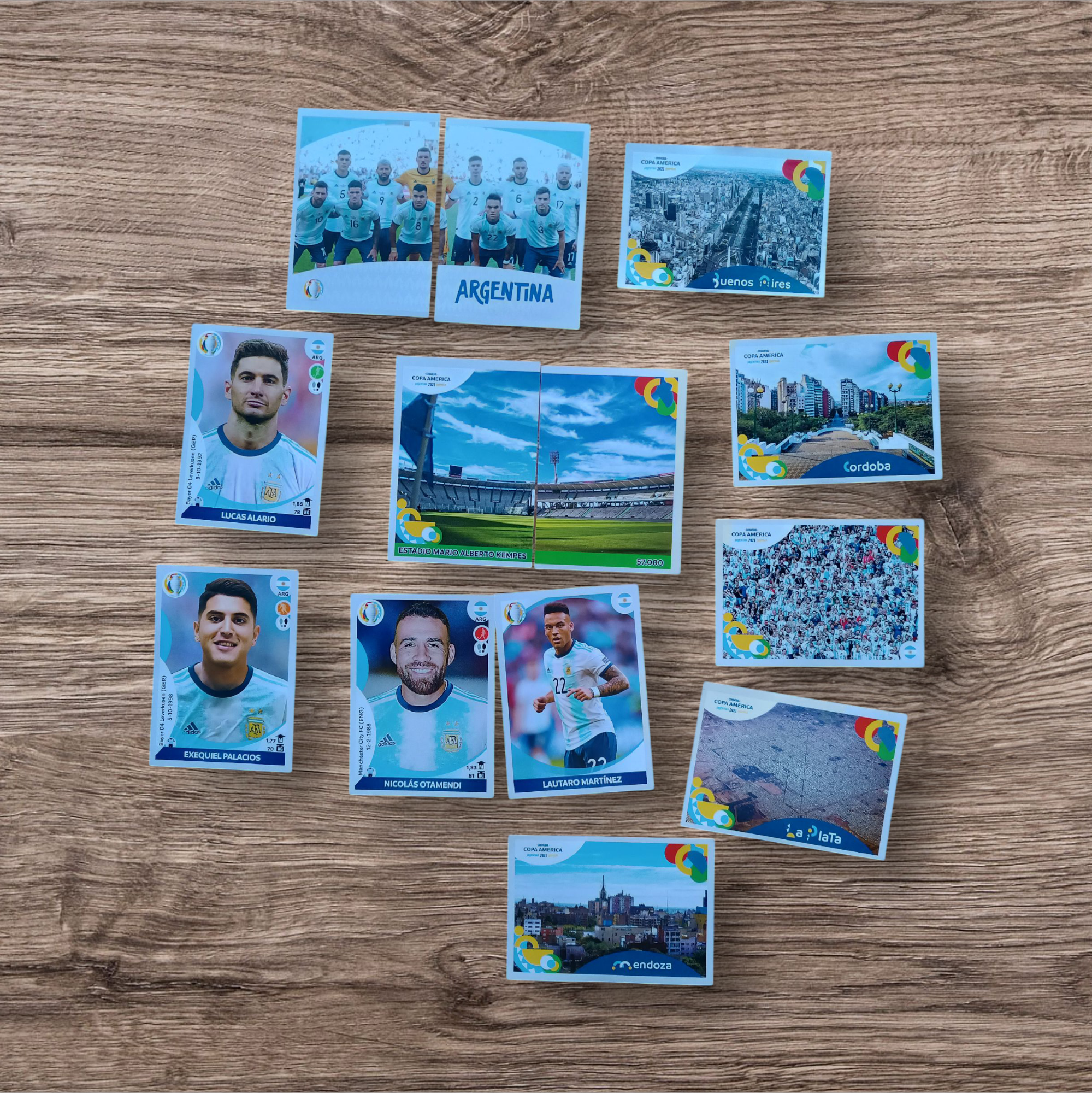 Lote 165 figuritas sin repetir Copa América 2021 Preview