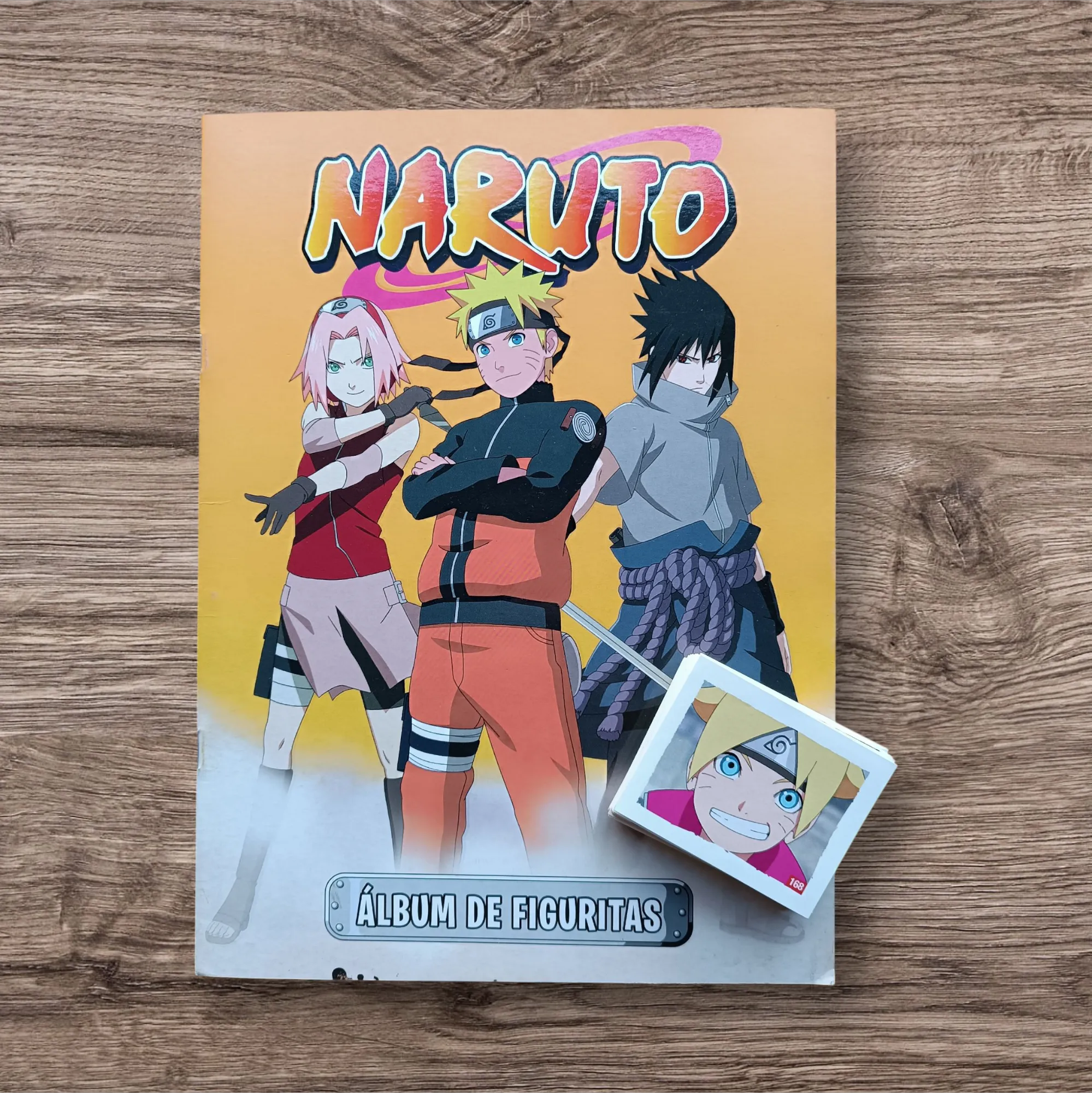 Álbum + 88 figuritas sin repetir Naruto Shippuden