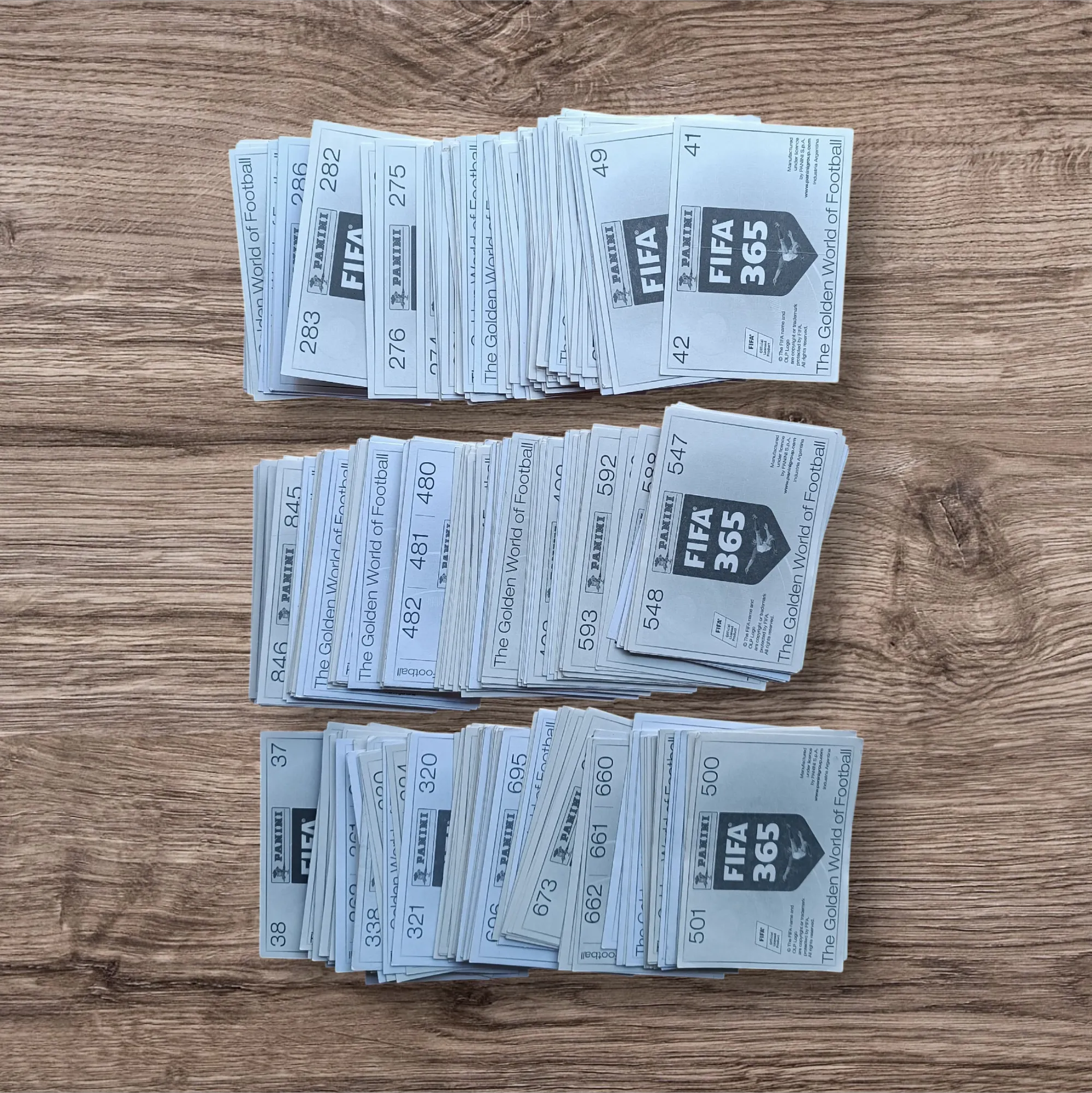 Lote 287 figuritas sin repetir FIFA 365 2016