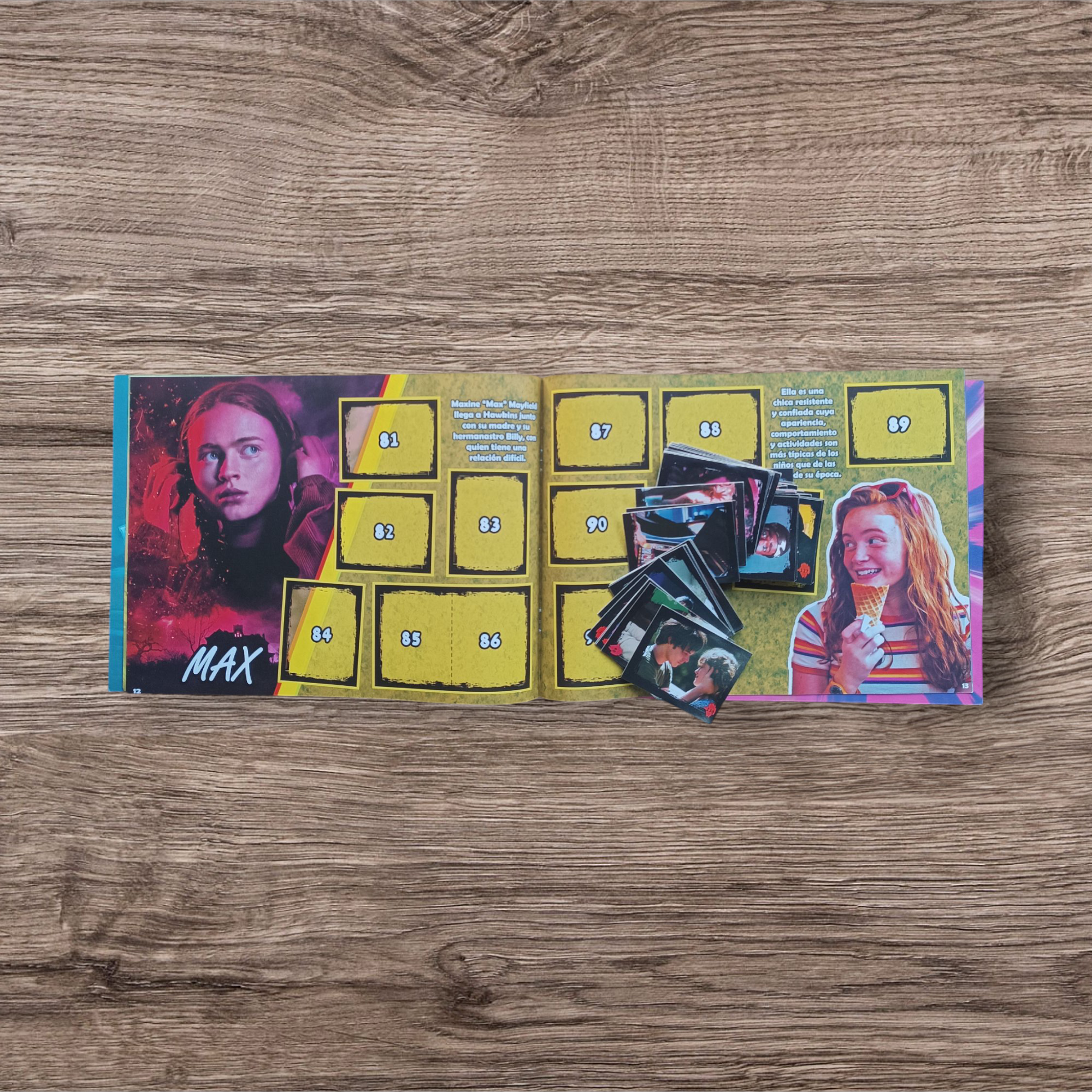 Álbum + 102 figuritas sin repetir Stranger Things
