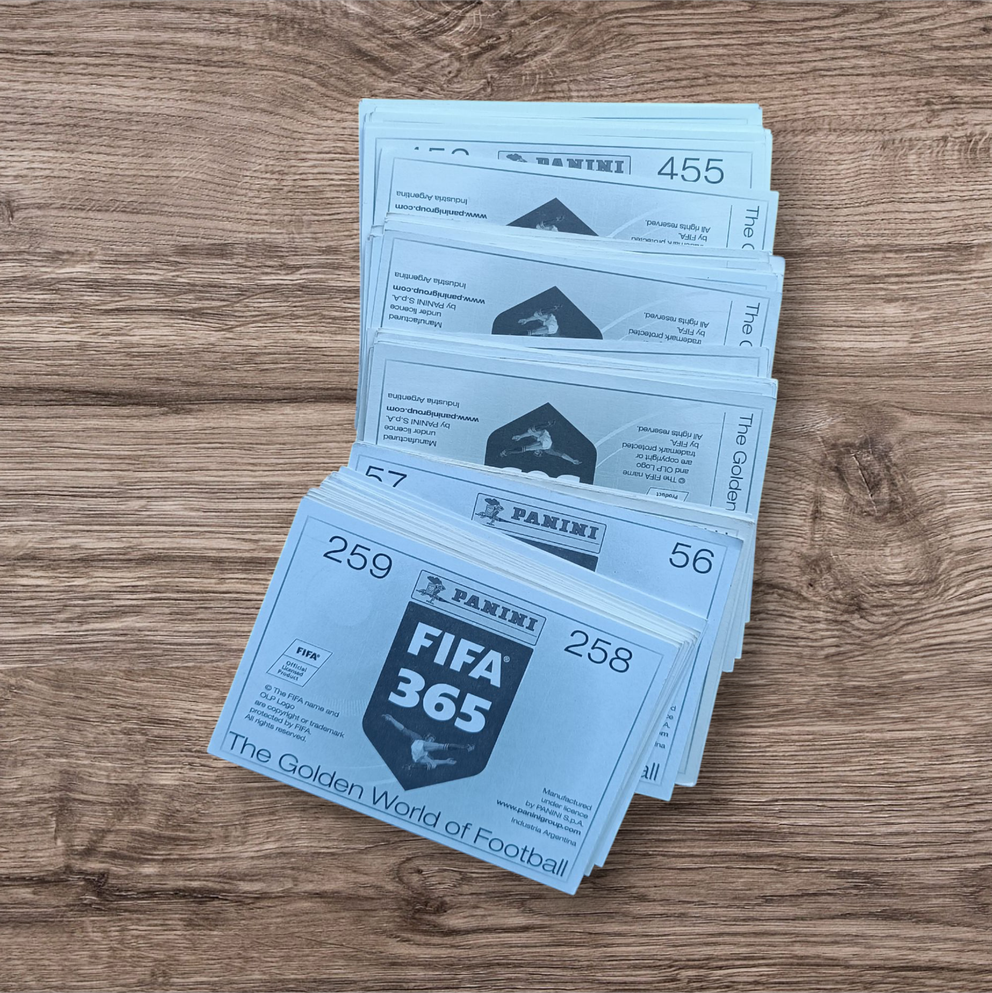Lote 67 figuritas sin repetir FIFA 365