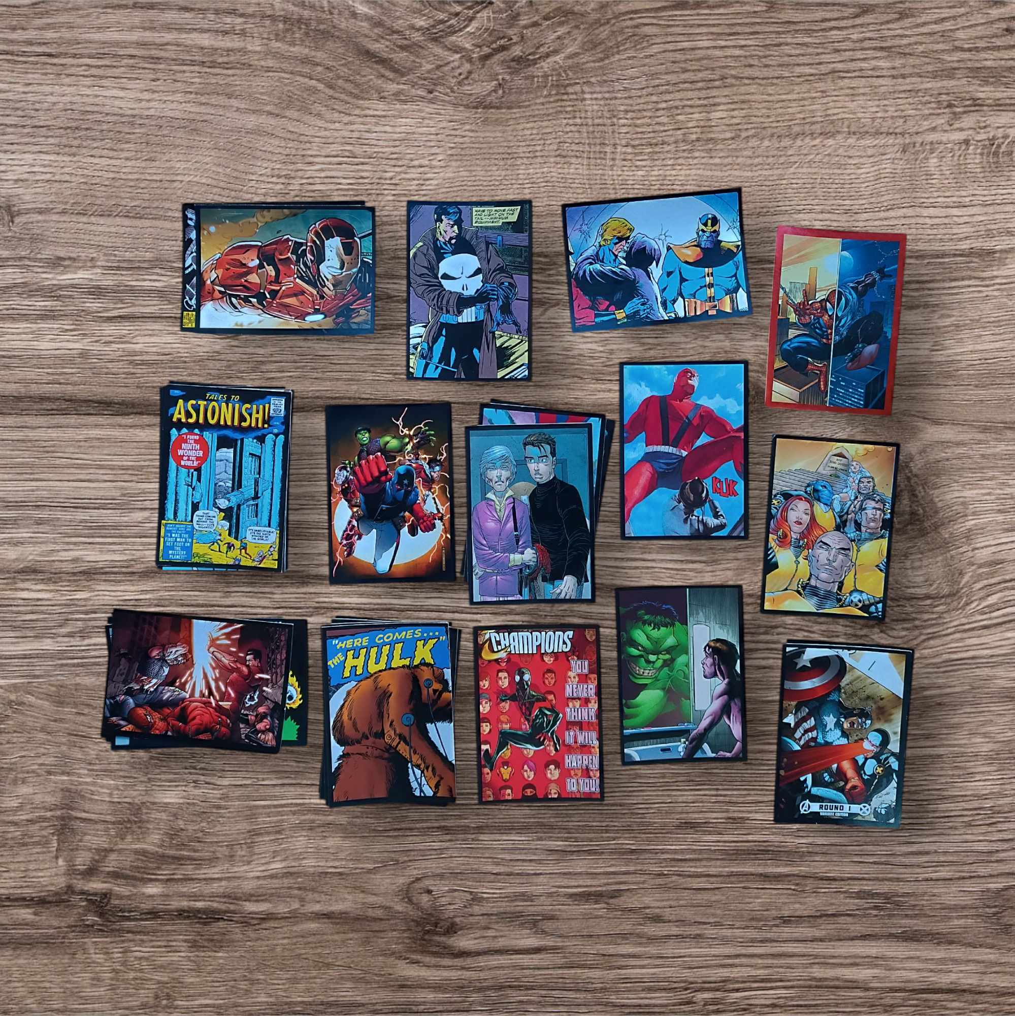 Lote 59 figuritas Marvel Aniversary