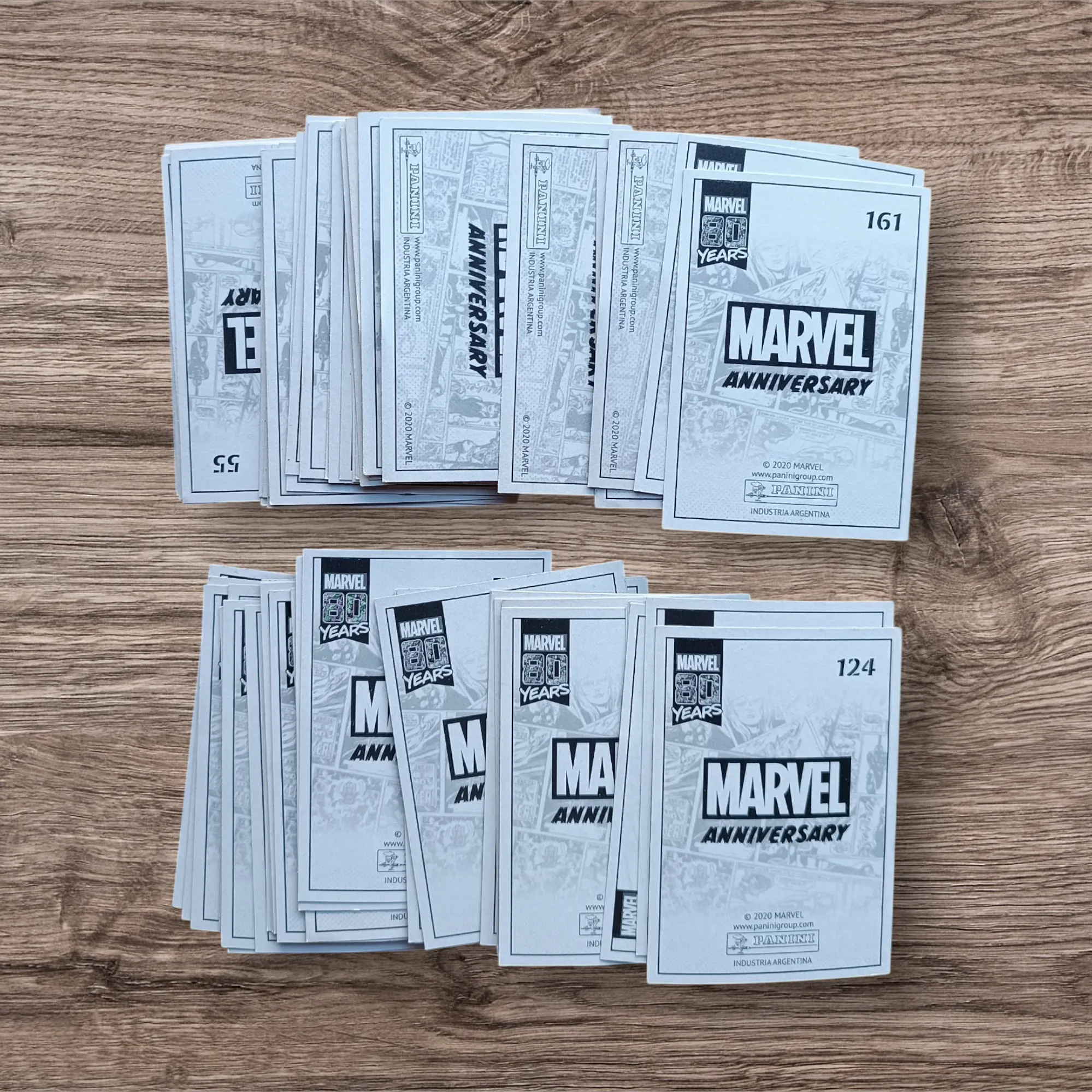 Lote 59 figuritas Marvel Aniversary