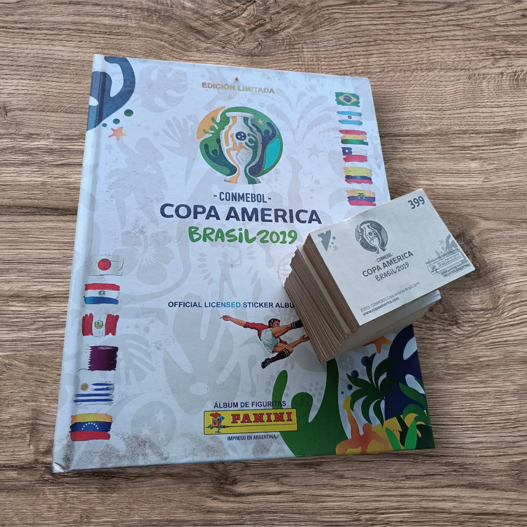 Combo Copa América 2019 - Álbum tapa dura + 326 figuritas sin repetir