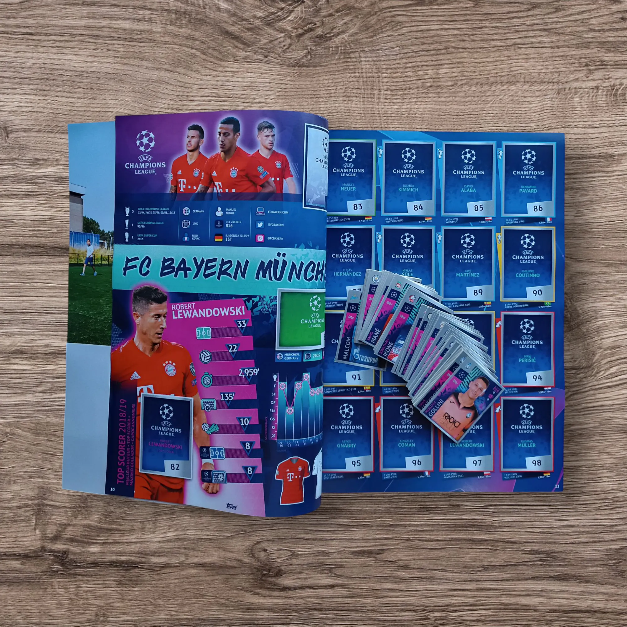 Álbum + 79 figuritas sin repetir Champions League 2019/20