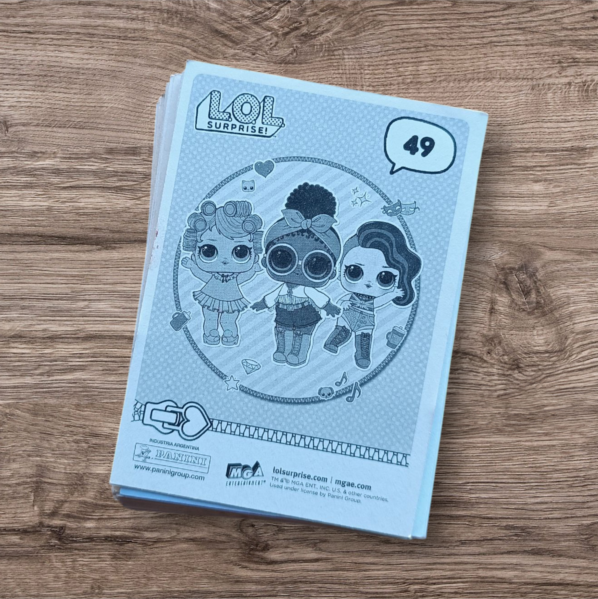 Lote 39 figuritas sueltas de Lol Surprise Panini