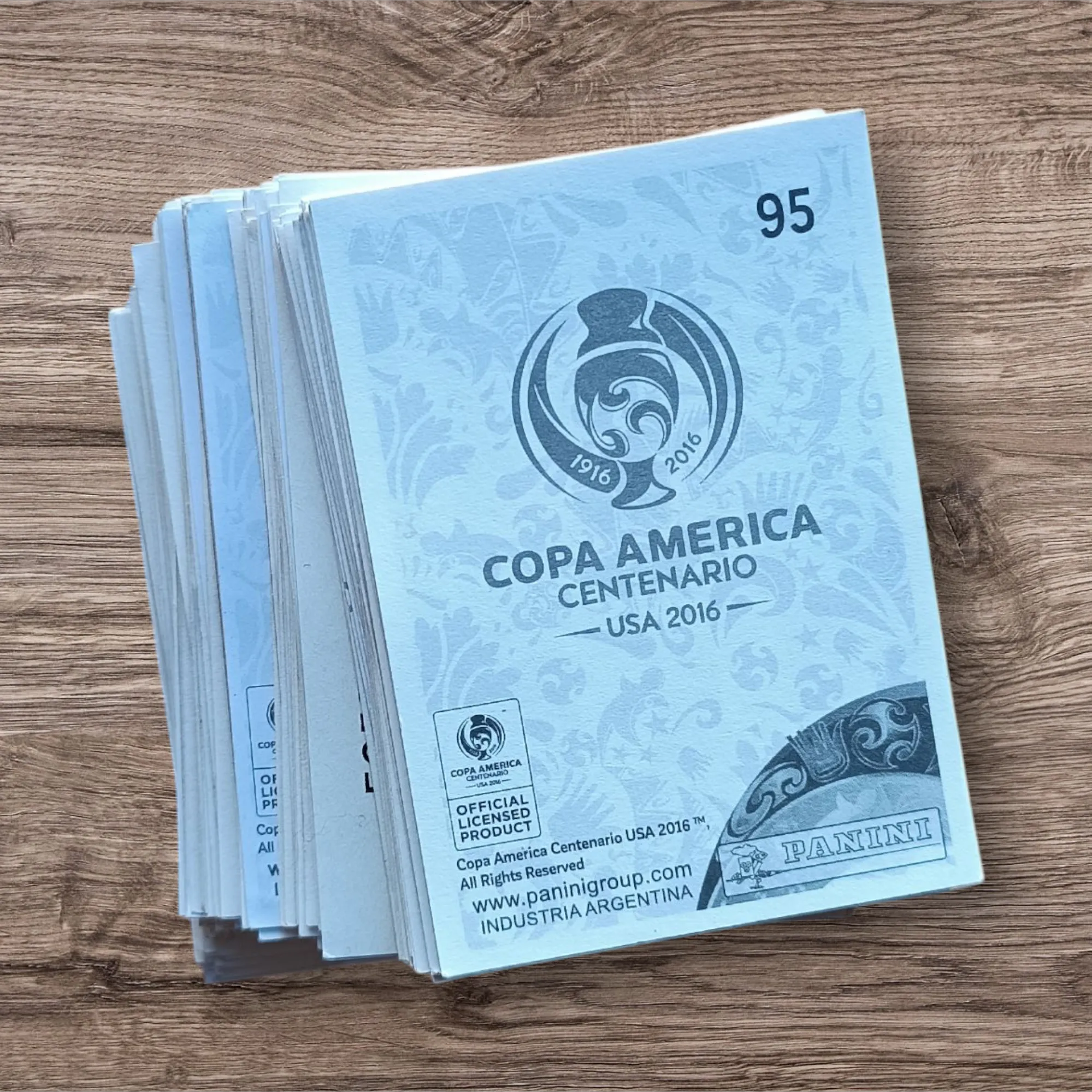 Lote 145 figuritas sin repetir Copa América 2016 Centenario
