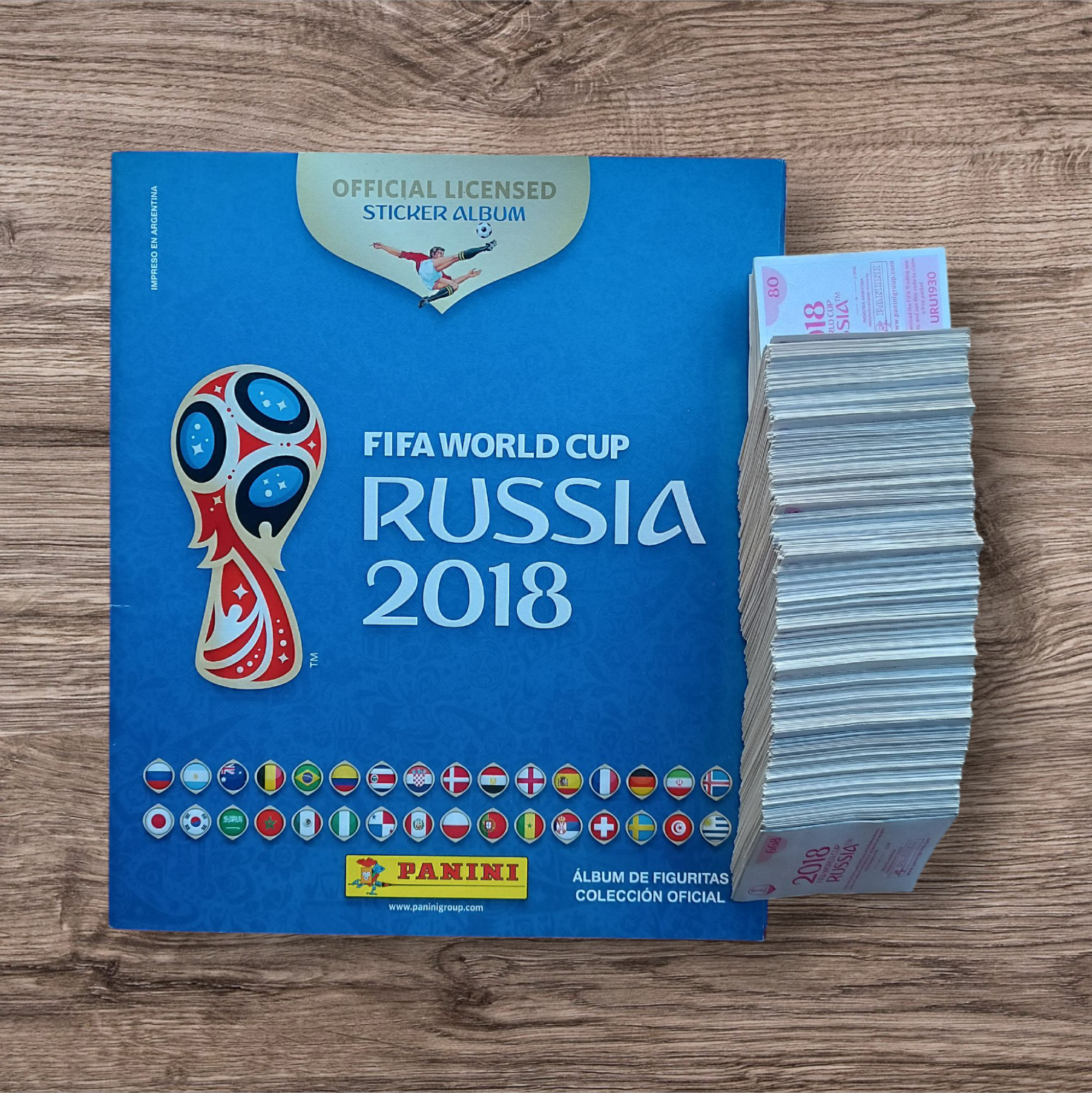 COMBO ÉPICO Álbum + 628 figuritas sin repetir Mundial Rusia 2018