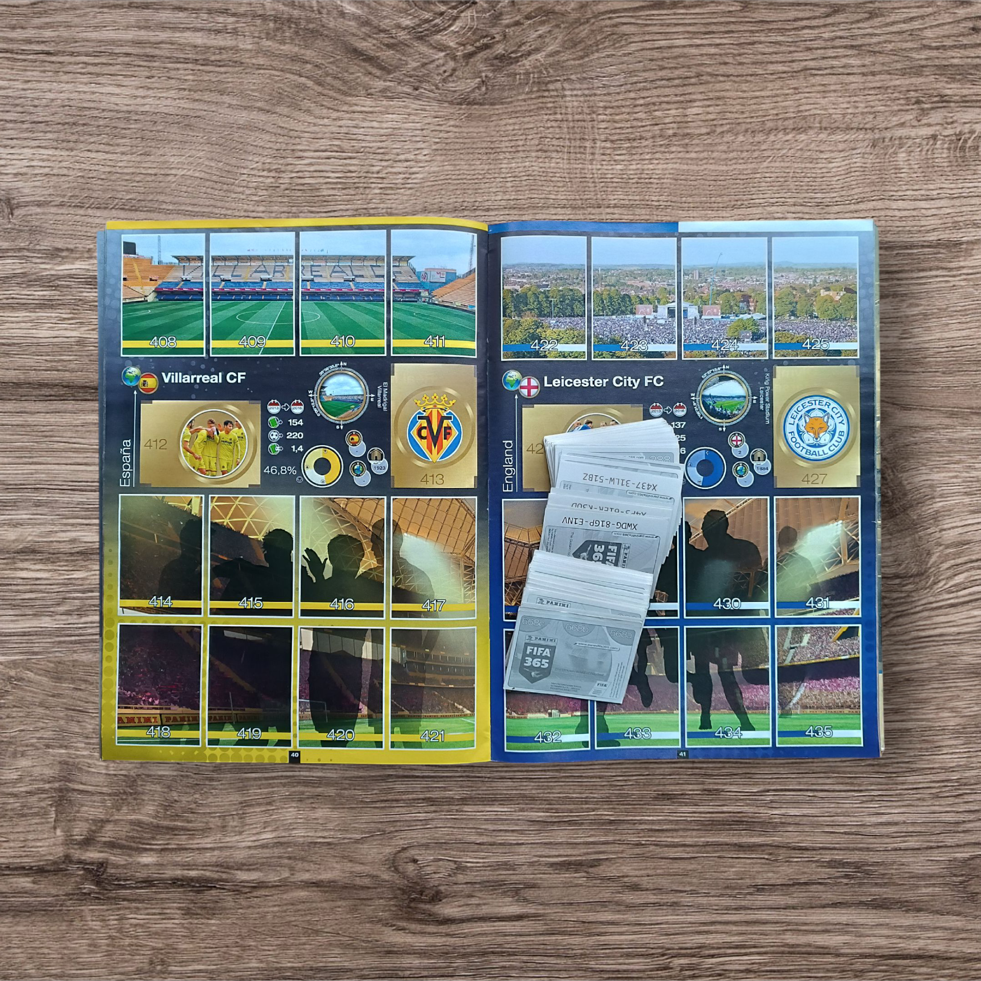 Álbum + 123 figuritas sin repetir FIFA 365 año 2017