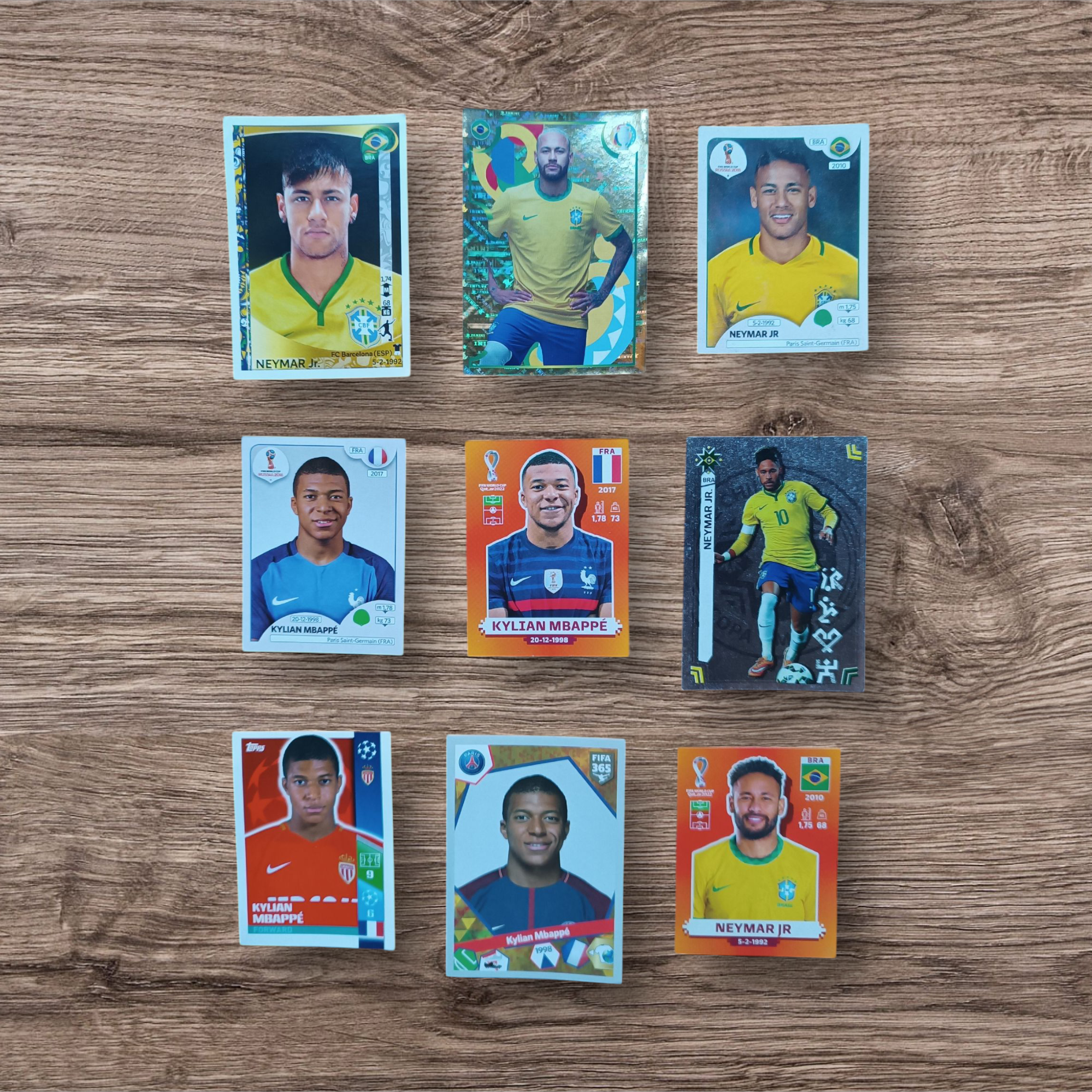 Lote Mbappé y Neymar