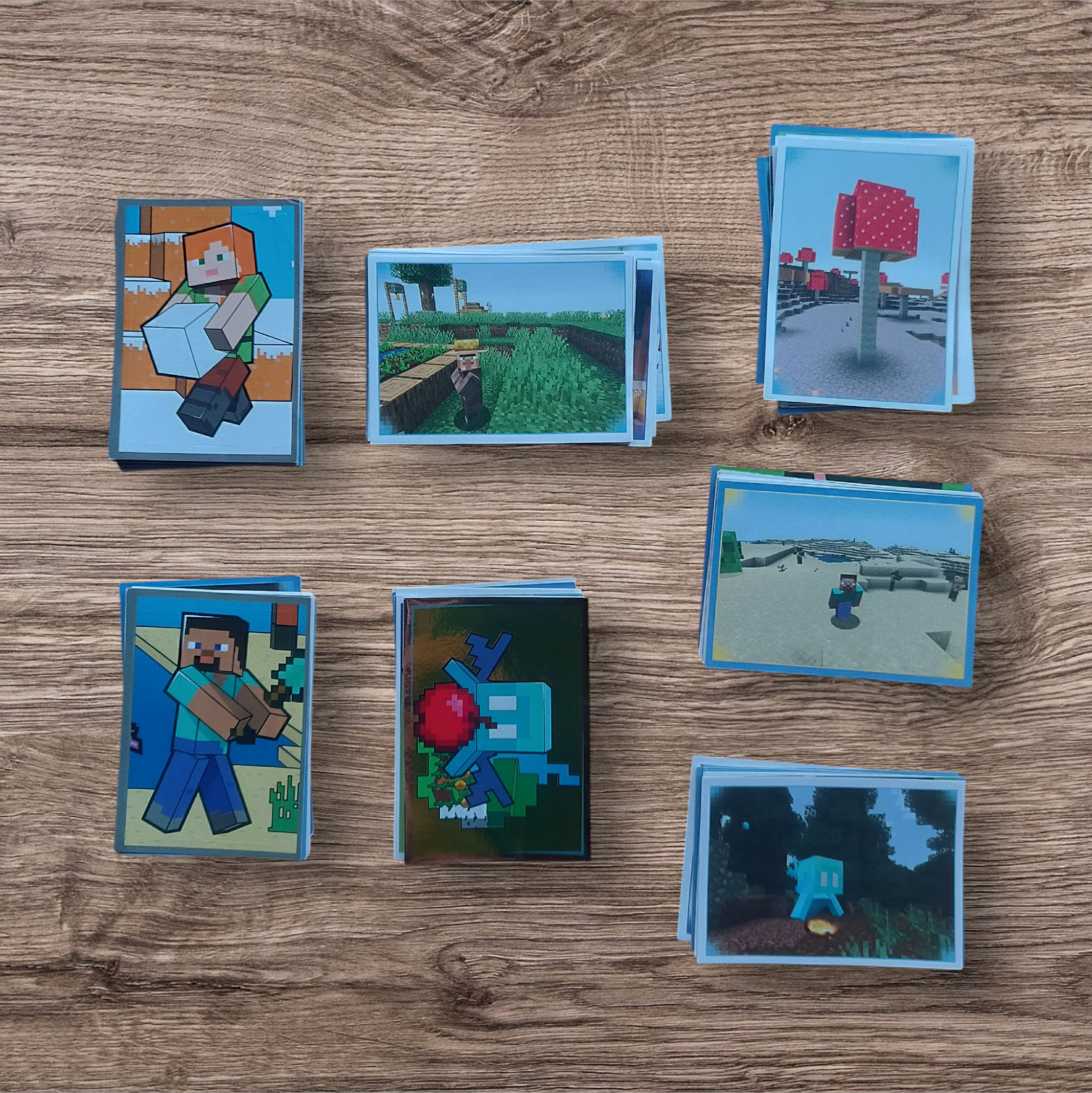 Lote 113 figuritas Minecraft